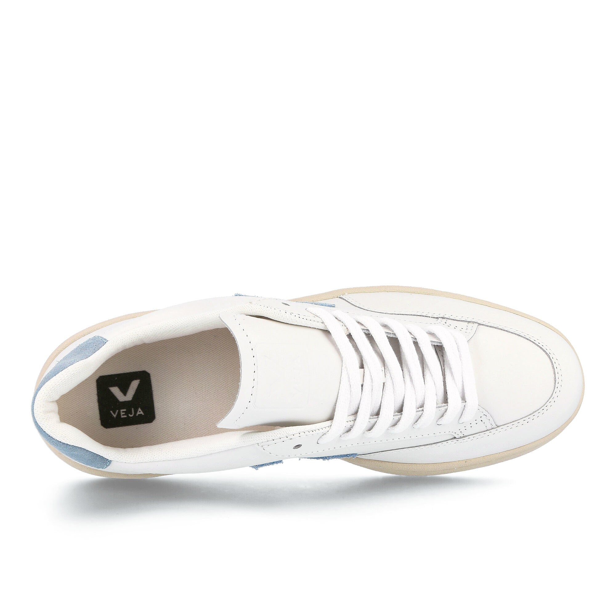 Veja v-12 leather White-Blue Sneakers Detailfoto | Overkill