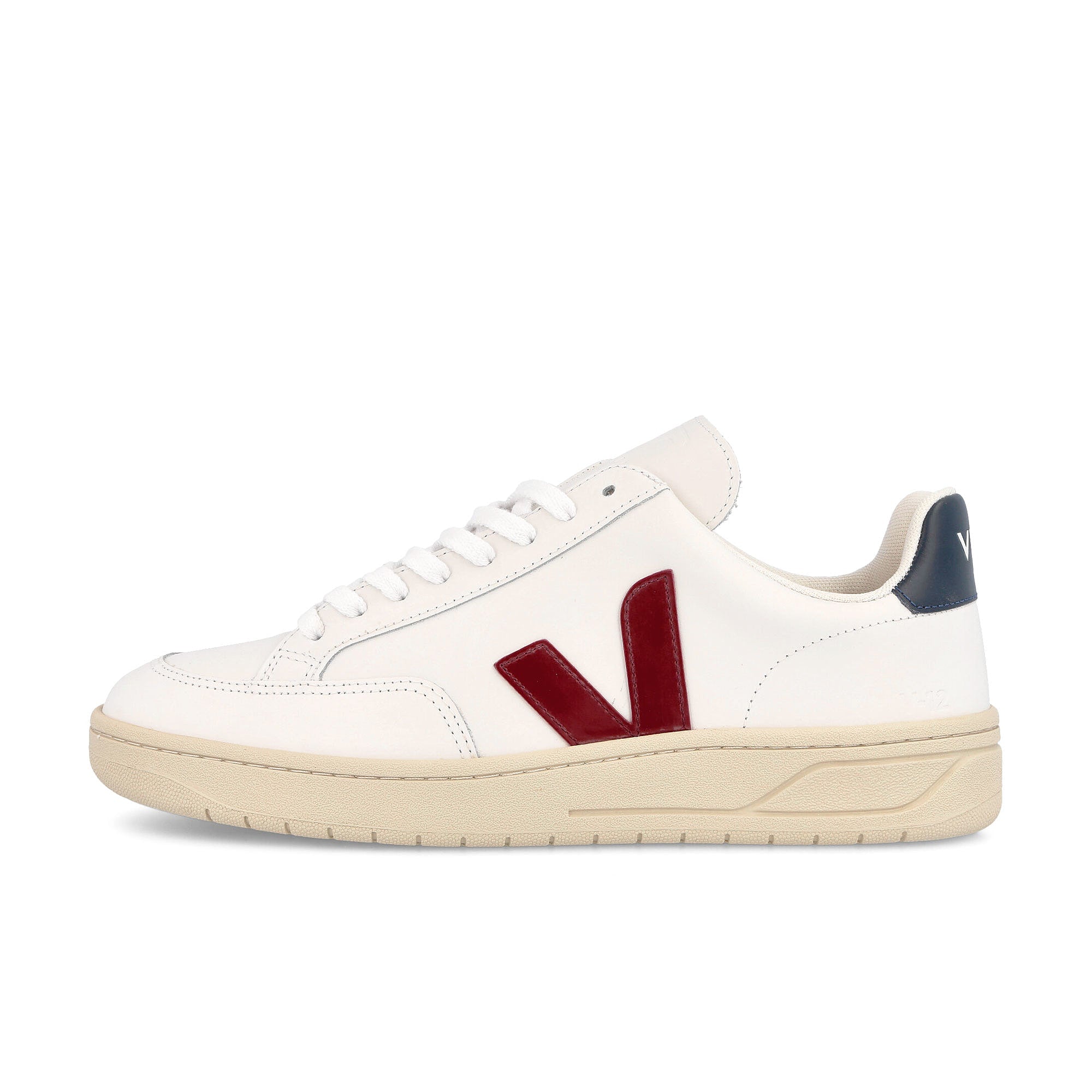 Veja wmns v-12 leather Extra White-Marsala Nautico Low Top Sneakers XD021955A | Overkill