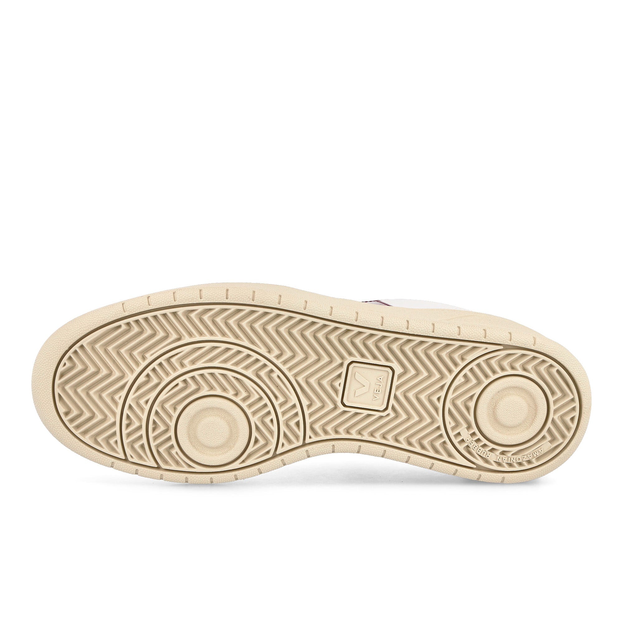 Veja v-12 leather Extra White-Marsala Nautico Low Top Sneakers Detail View 1 | Overkill