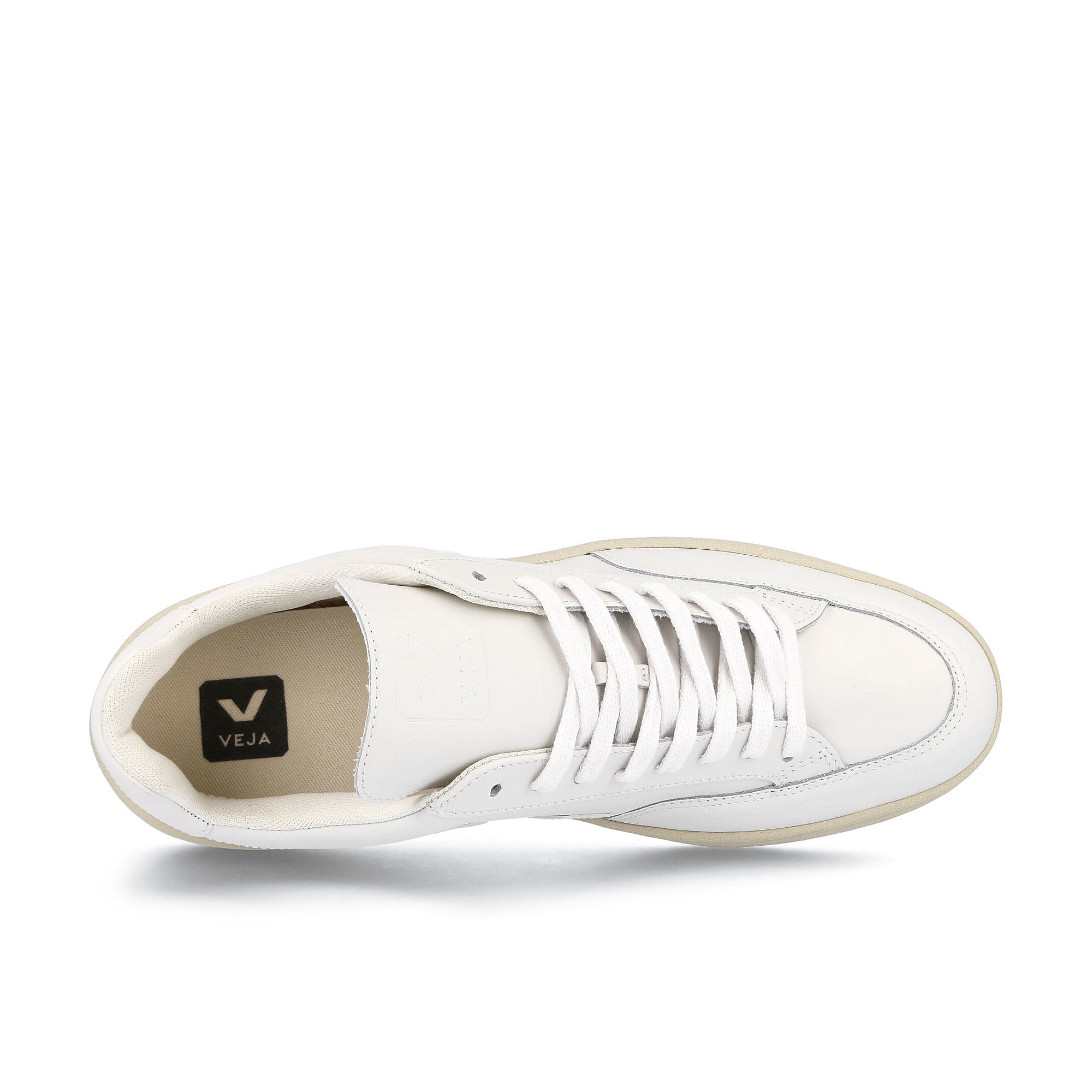 Veja wmns v-12 leather Extra White Low Top Sneakers Detailfoto | Overkill