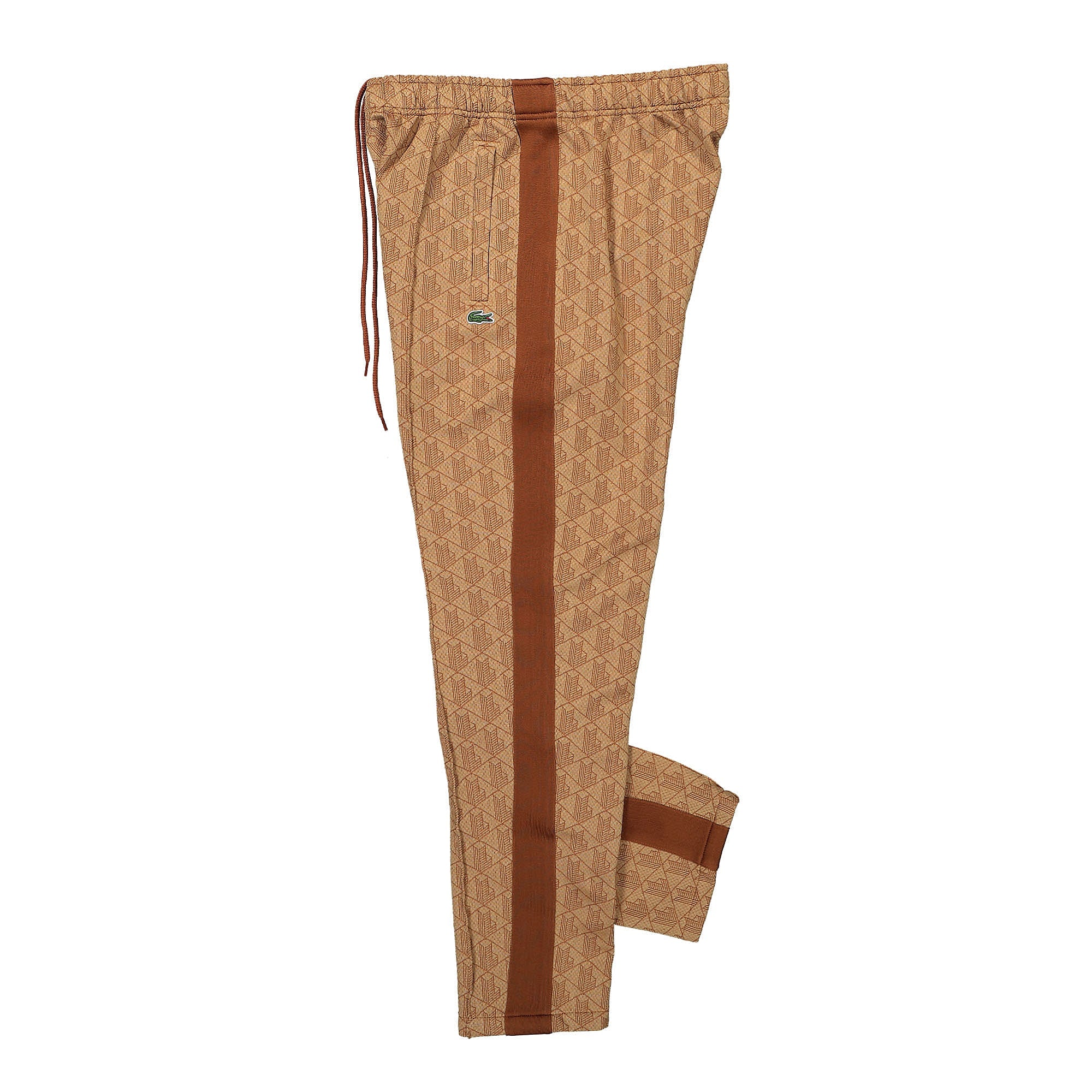 Lacoste Monogram Print Trackpant Viennese / Liquor Sweat & Track Pants Close-up | Overkill