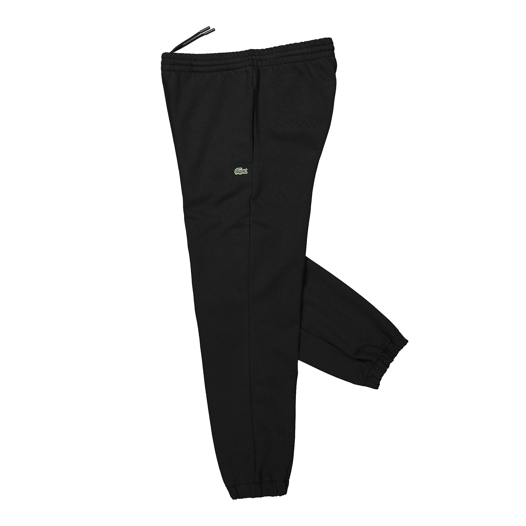 Lacoste Organic Cotton Fleece Pant Black Sweat & Track Pants Close-up | Overkill