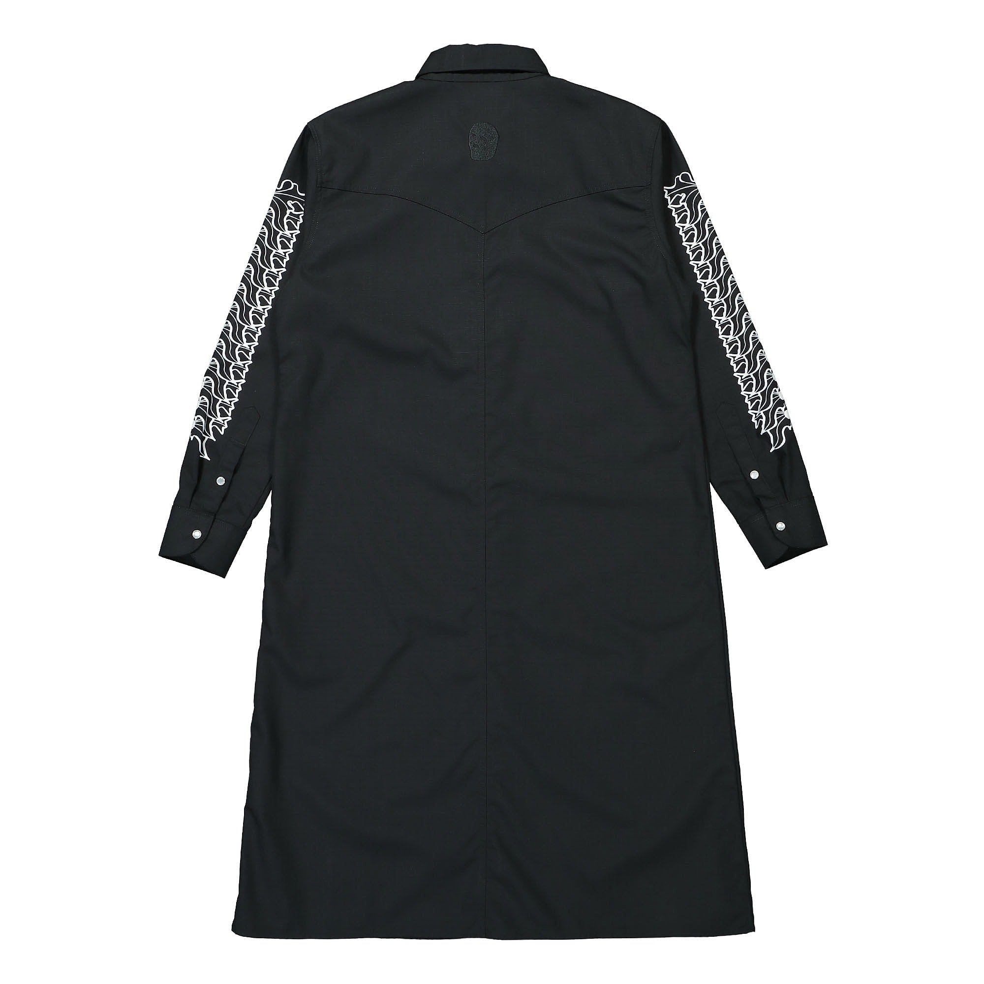 Youths In Balaclava Flower Long Shirt Black Shirts Material | Overkill