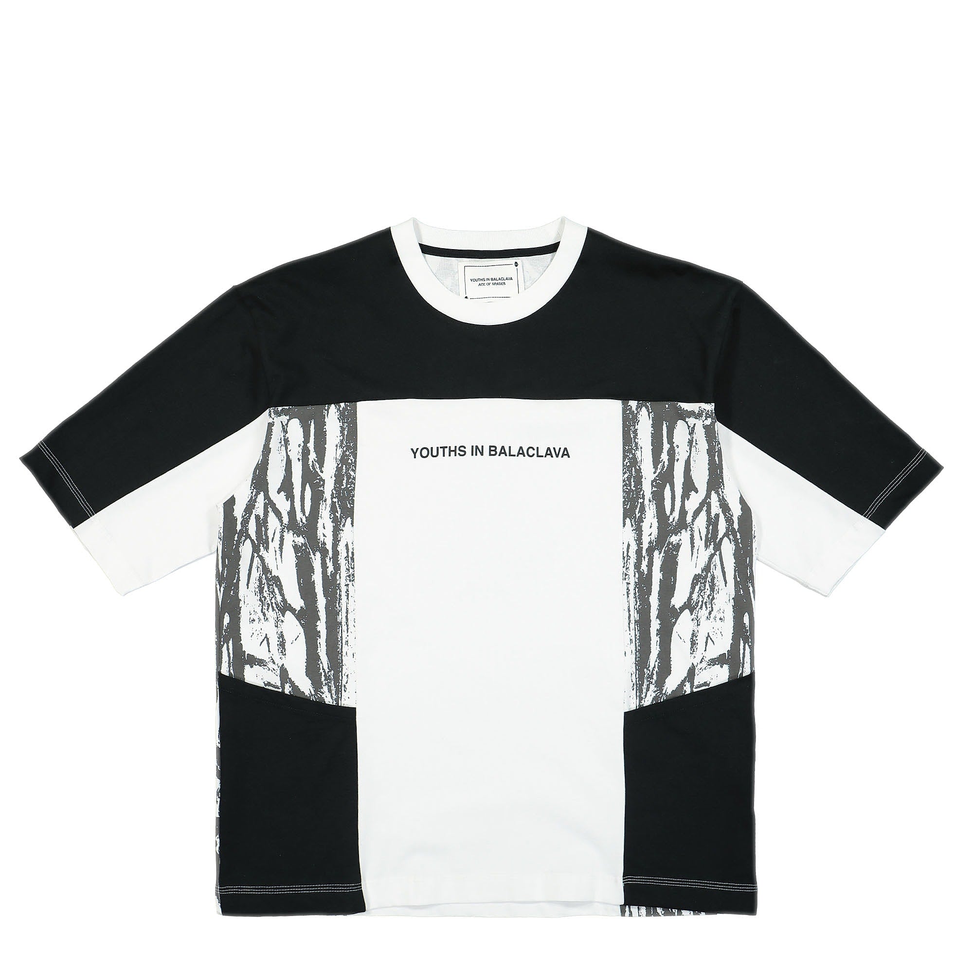 Youths In Balaclava Branch Panel Tee White T-Shirts YOU05T005-2 | Overkill