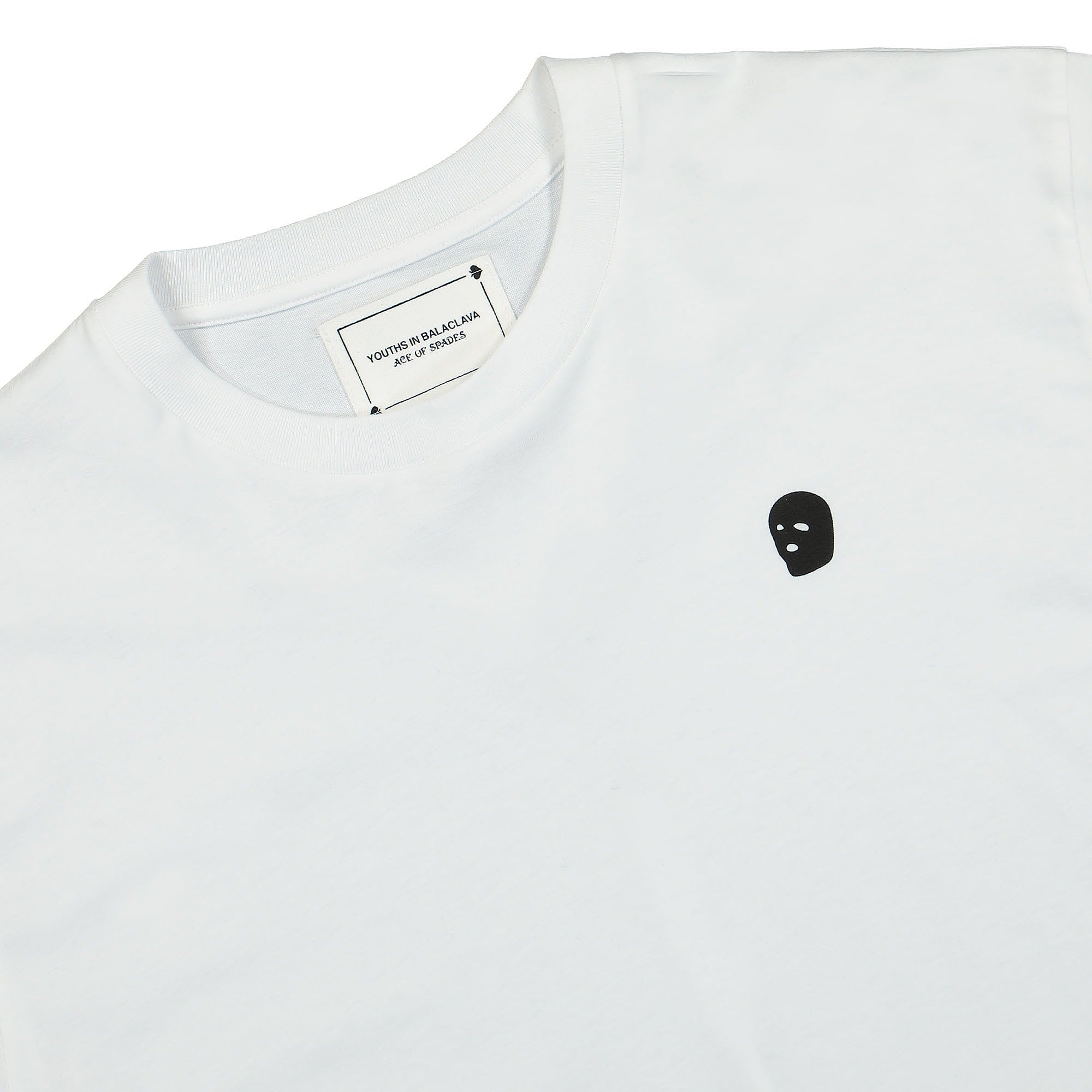 Youths In Balaclava Flower Long Sleeve Tee White Longsleeves Close-up | Overkill