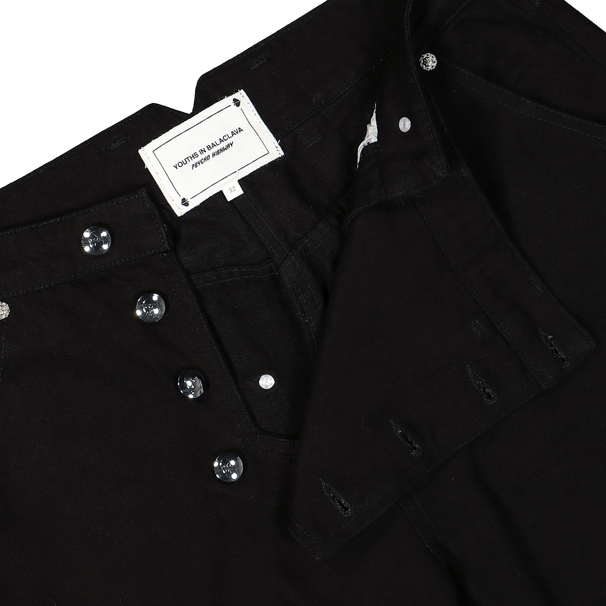 Youths In Balaclava Denim Pants Black Casual Pants Detailfoto | Overkill