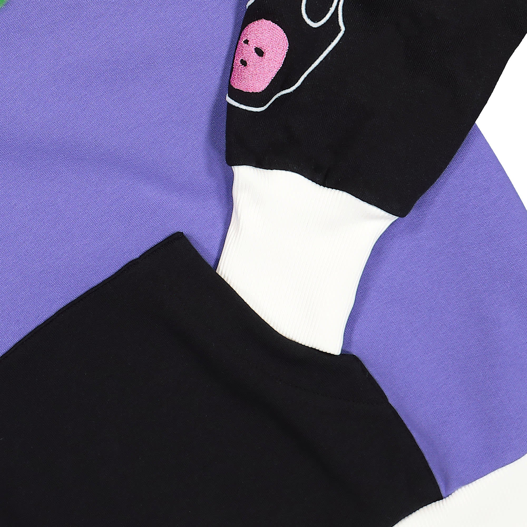 Youths In Balaclava Psycho Highway Hoodie Purple Hoodies Detailfoto | Overkill