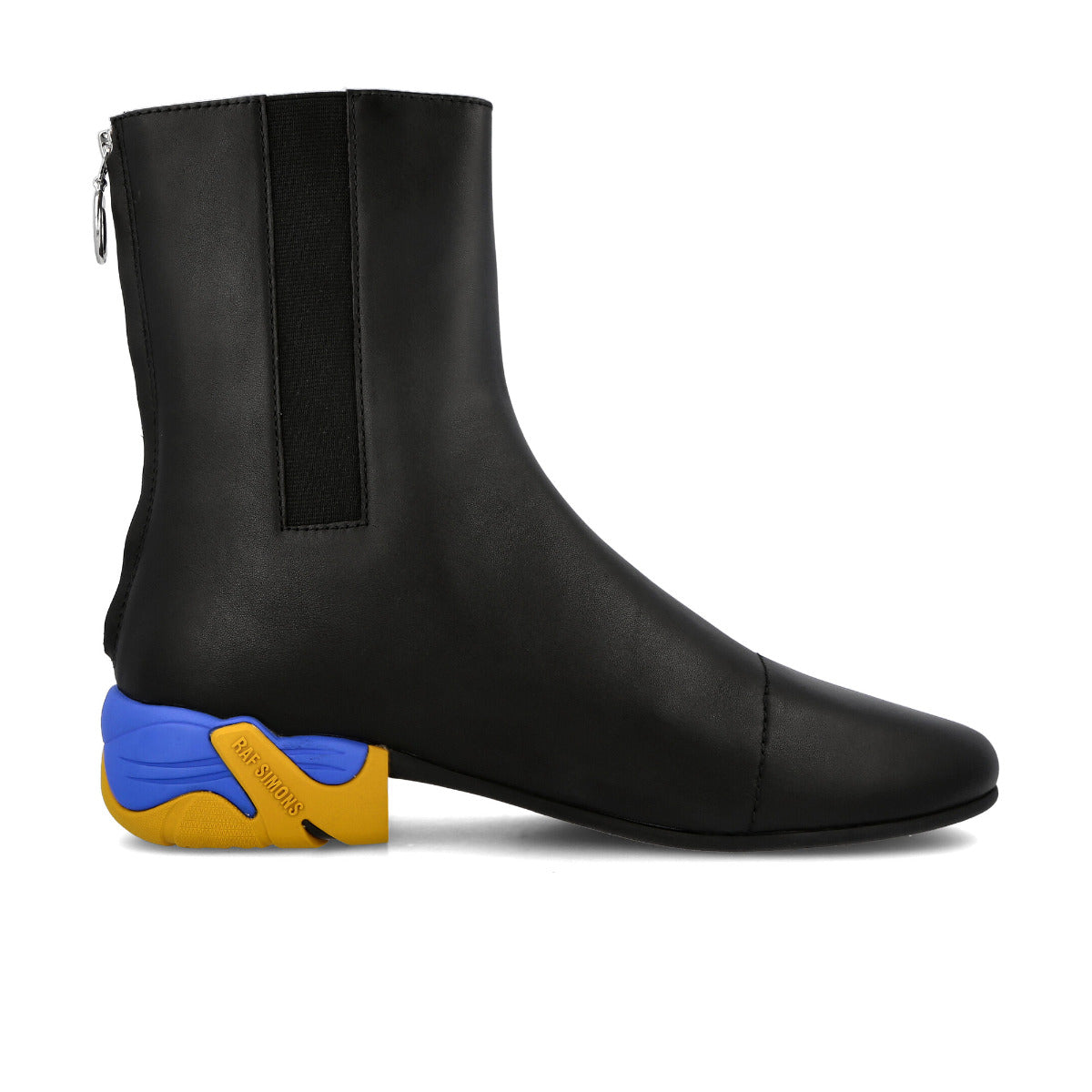 Raf Simons solaris-2 high Black / Blue / Yellow Boots Silhouette | Overkill