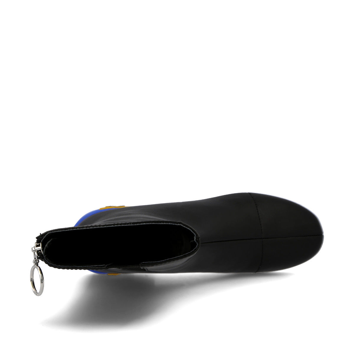 Raf Simons solaris-2 high Black / Blue / Yellow Boots Detailfoto | Overkill