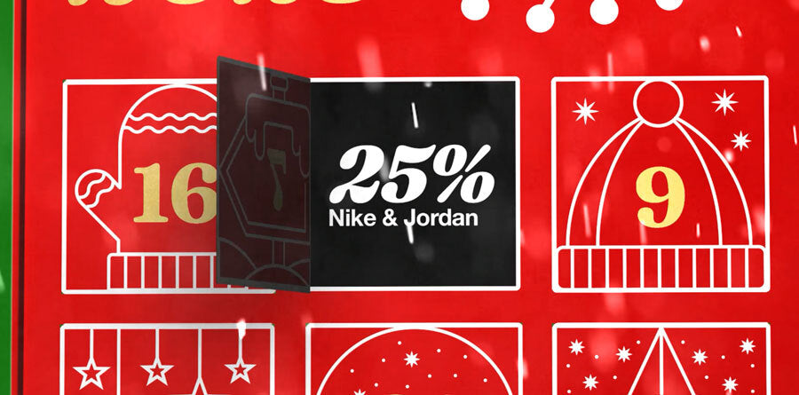 Overkill Christmas Calendar – Get 25% off Nike & Jordan!