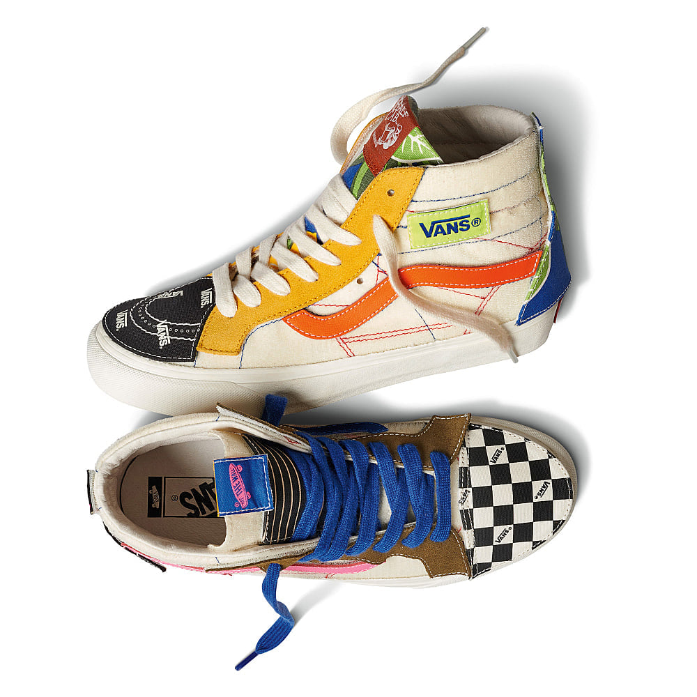Vans Taka Hayashi x Vans DIY HI VLT LX Marshmallow-Multi Sneakers VN0A4UX517O1 | Overkill