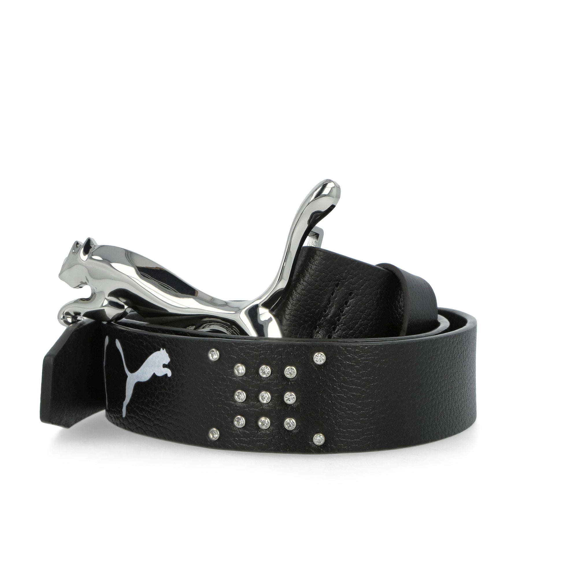 A$AP Rocky x Puma Cat Belt Puma Black - Puma White Belts 054939 01 Close-up | Overkill