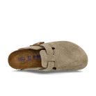 Birkenstock Boston BS Taupe Slides, Sandals & Slippers  Detailfoto | Overkill