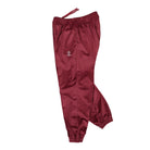 LMC OG Globe Velour Pants Burgundy Sweat & Track Pants Close-up | Overkill