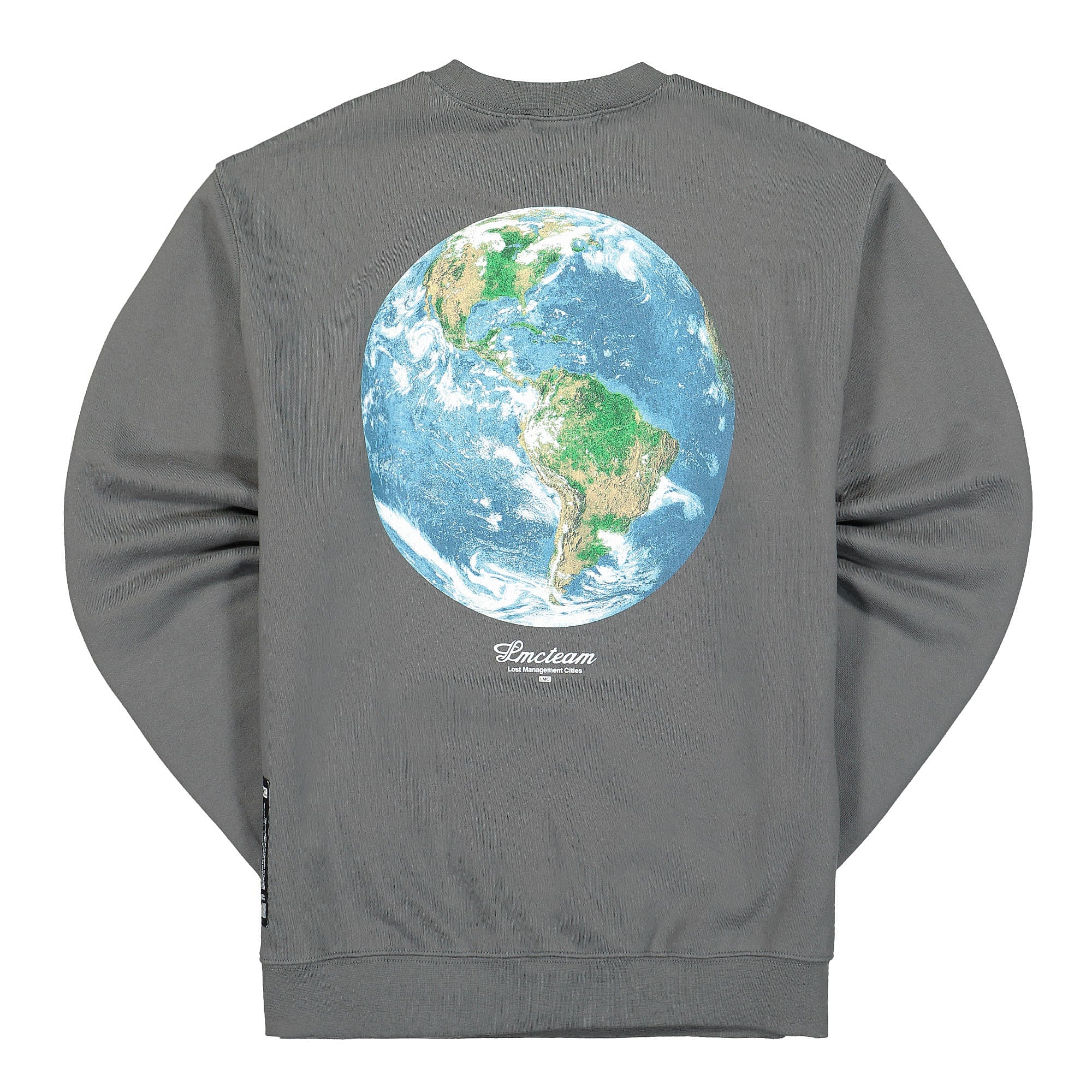 LMC Team Earth Sweatshirt Charcoal Sweatshirts Close-up | Overkill