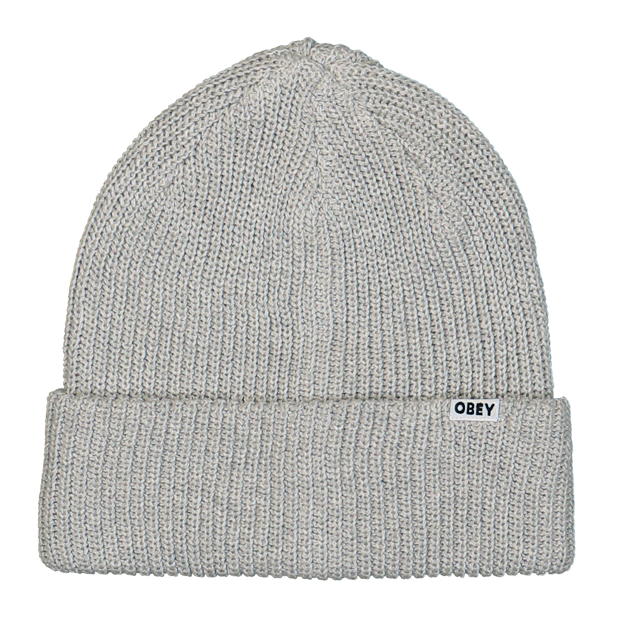 Obey Bold Organic Beanie Ash Grey Beanies 100030170-AGRY | Overkill