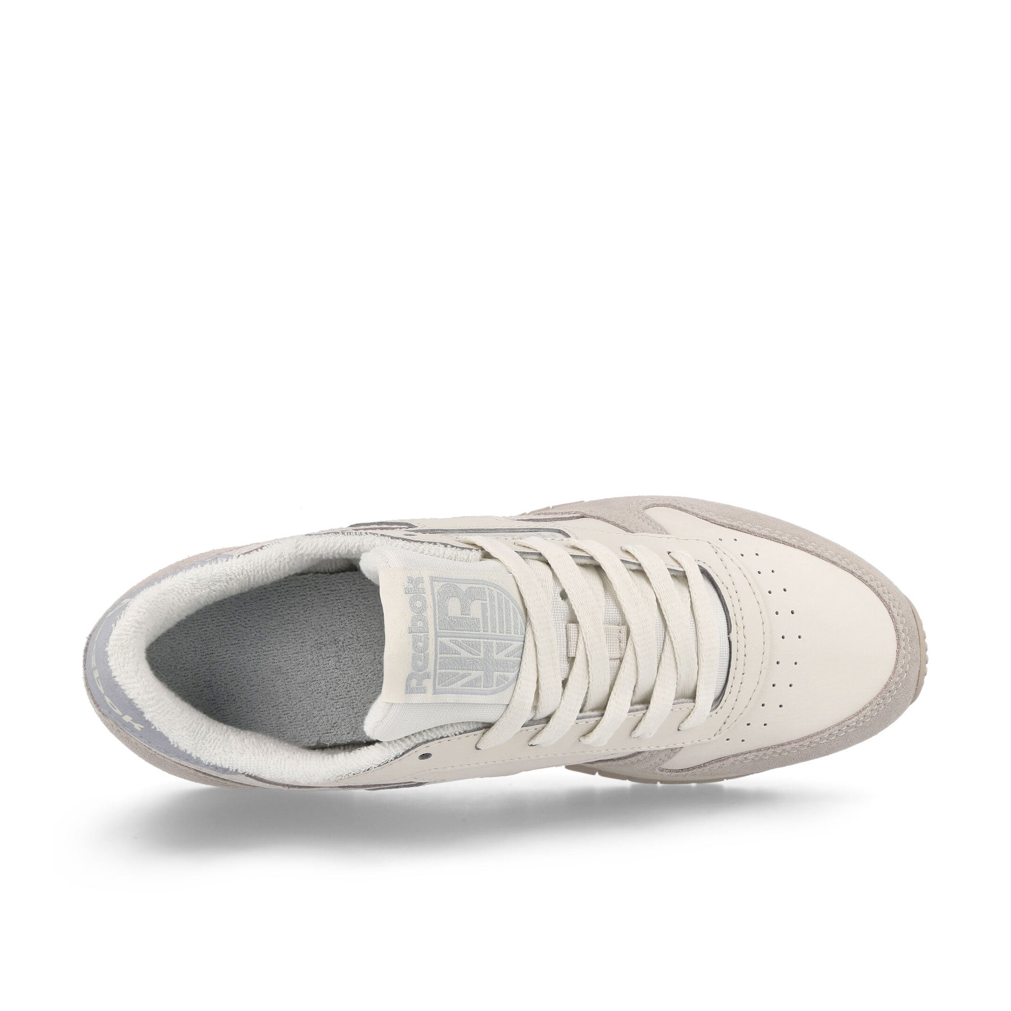 Reebok W Classic Leather Chalk / Vintage Chalk / Feel Good Blue Low Top Sneakers  Detailfoto | Overkill