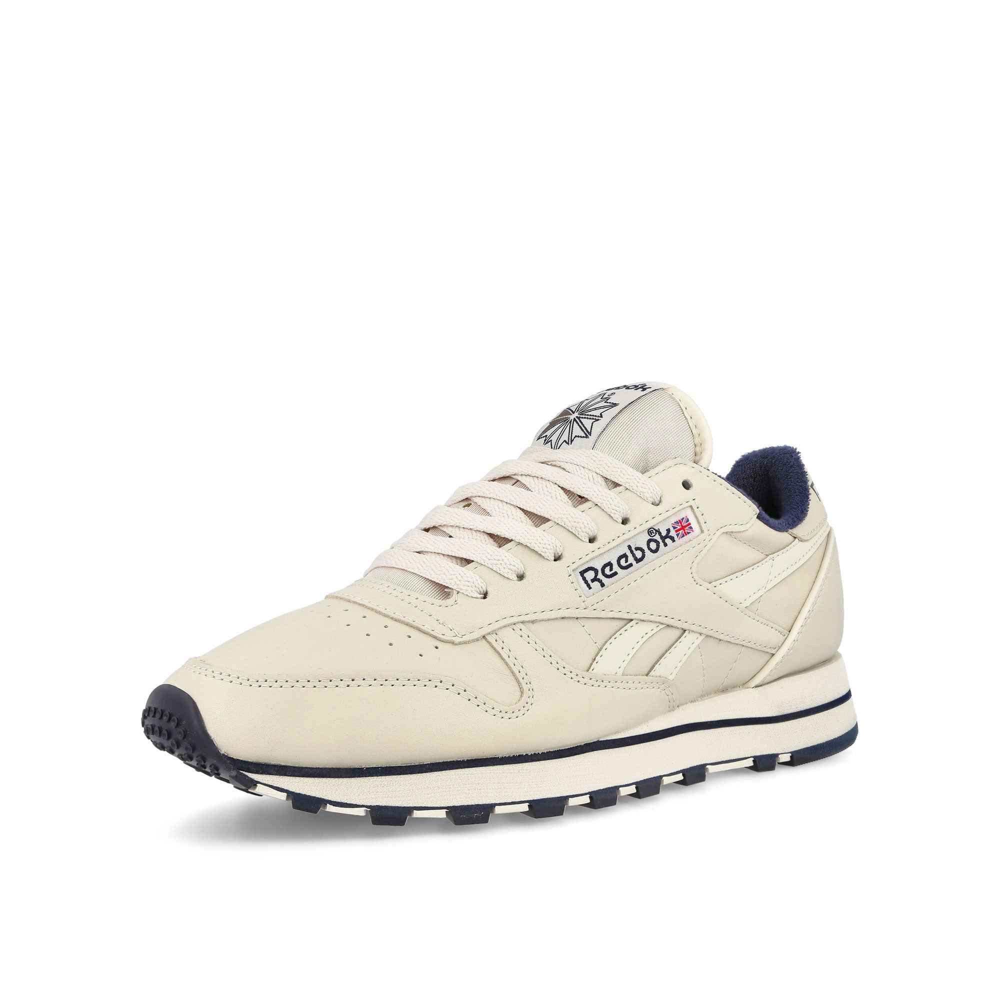 Reebok Classic Leather Vintage 40TH Alabaster / Vector Navy / Gro Low Top Sneakers  Close Up | Overkill