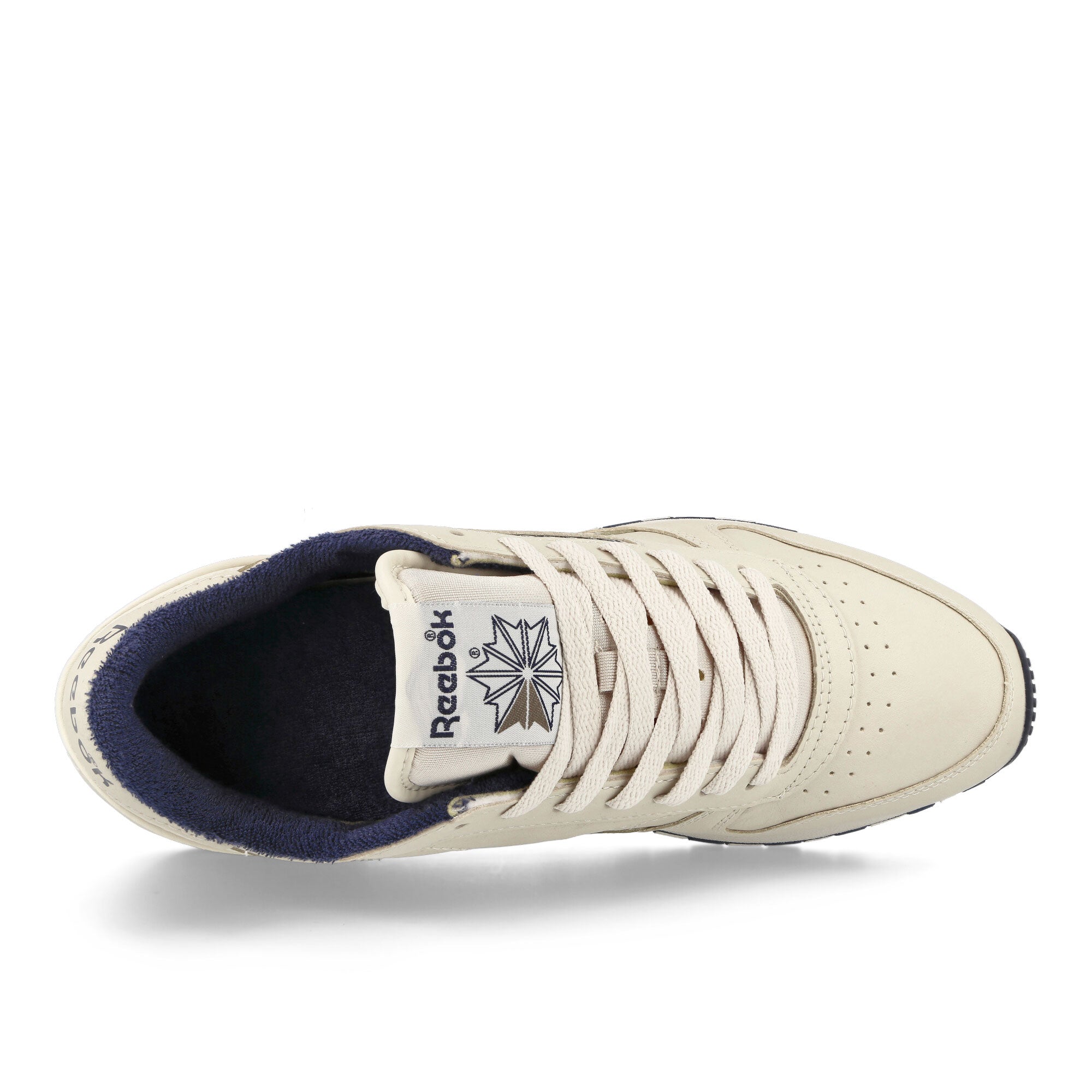 Reebok Classic Leather Vintage 40TH Alabaster / Vector Navy / Gro Low Top Sneakers  Detailfoto | Overkill