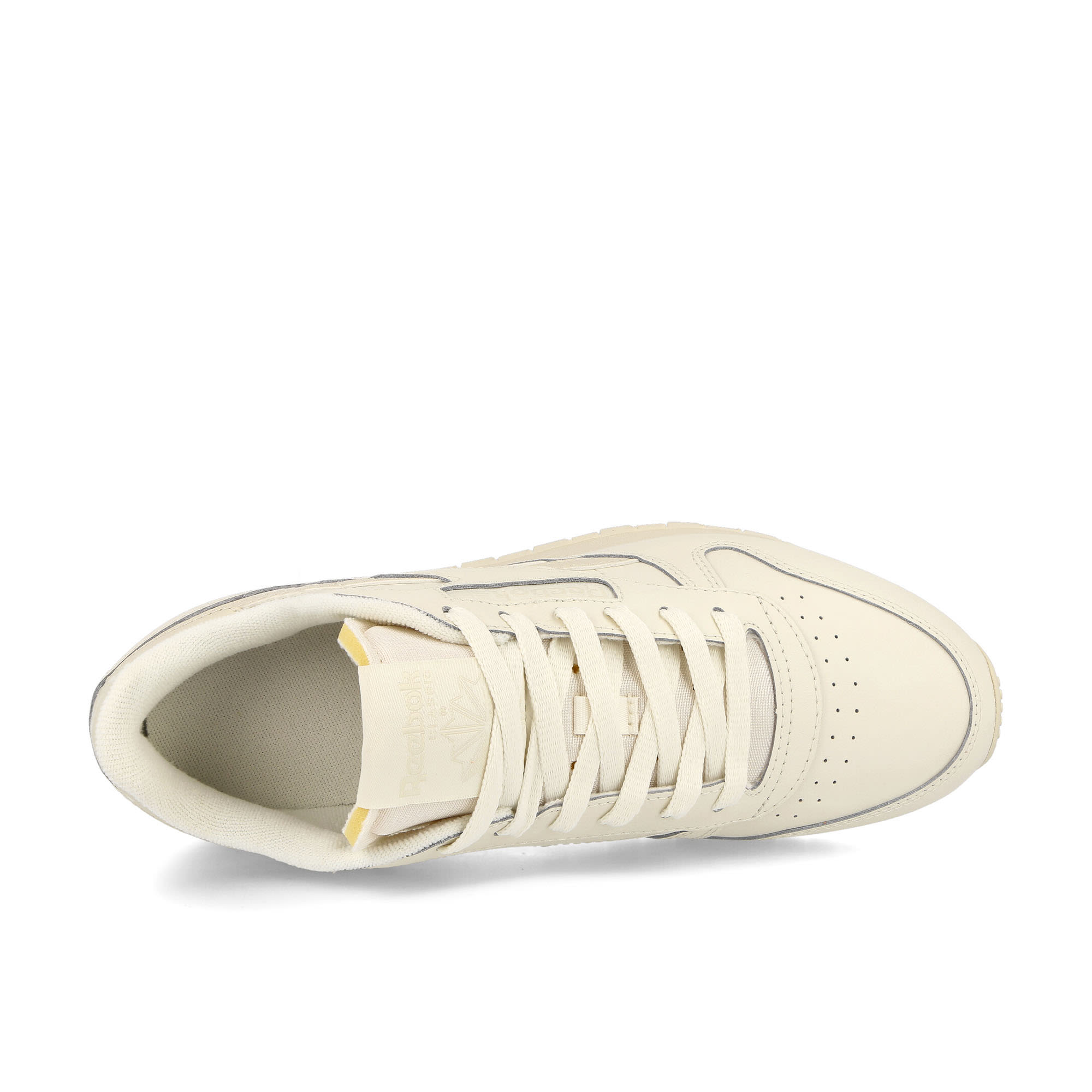 Reebok Classic Leather Chalk / Paper White / Alabaster Low Top Sneakers  Detailfoto | Overkill