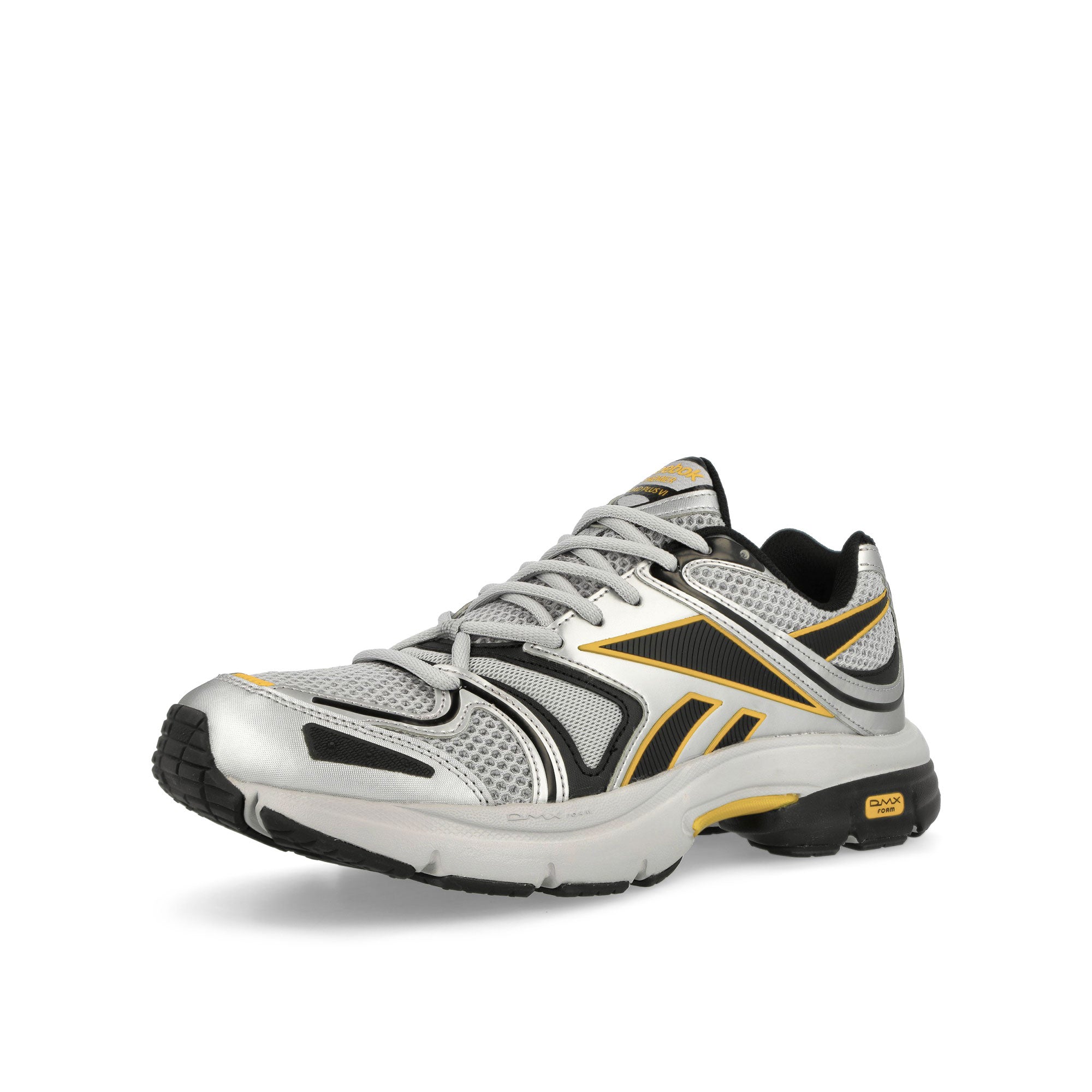 Reebok RBK Premier Road Plus VI Silver Metallic / Pure Grey / Core Black Sneakers  Close Up | Overkill