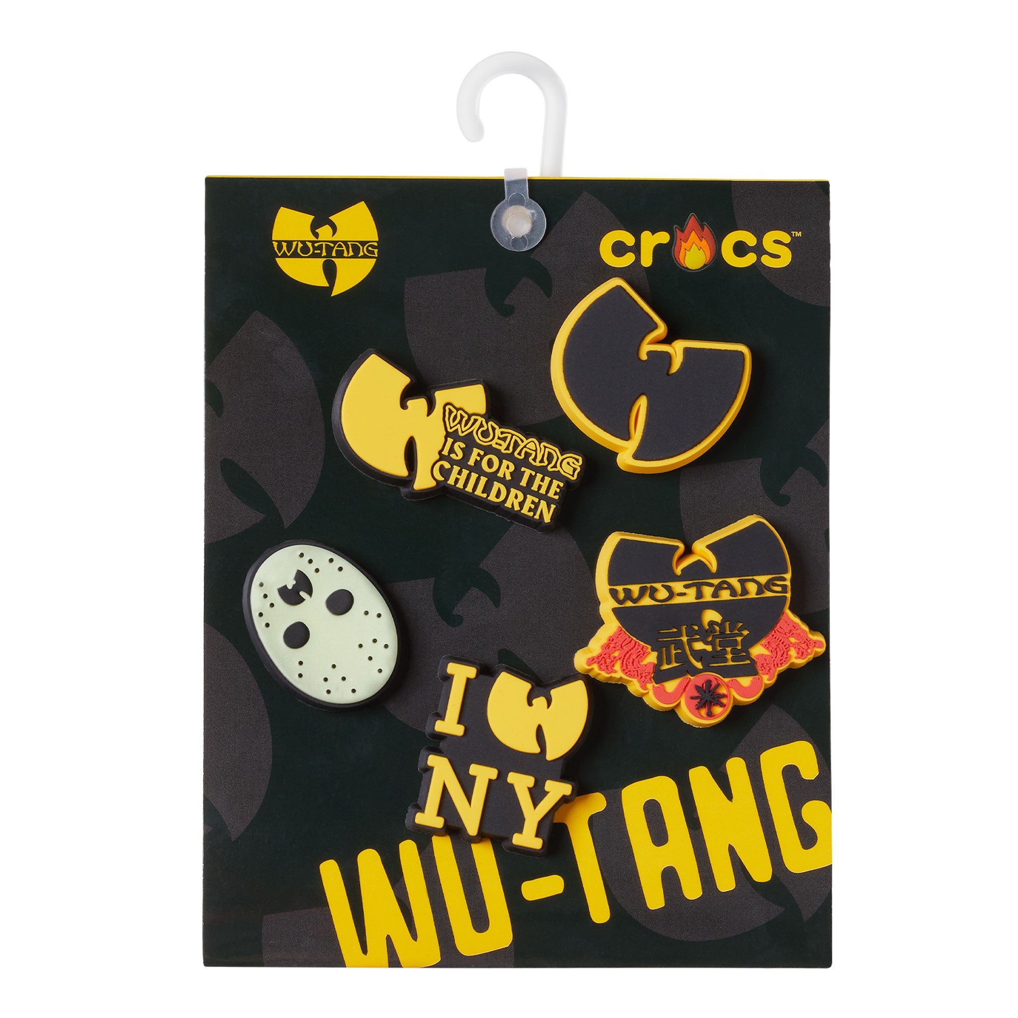 Crocs Wu-Tang Clan Jibbitz 5 Pack Multicolor Various  Material | Overkill