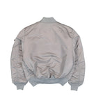 Alpha Industries MA-1 Heritage Bomber Jacket Silver Bomber Jacket 100101-31 Close-up | Overkill
