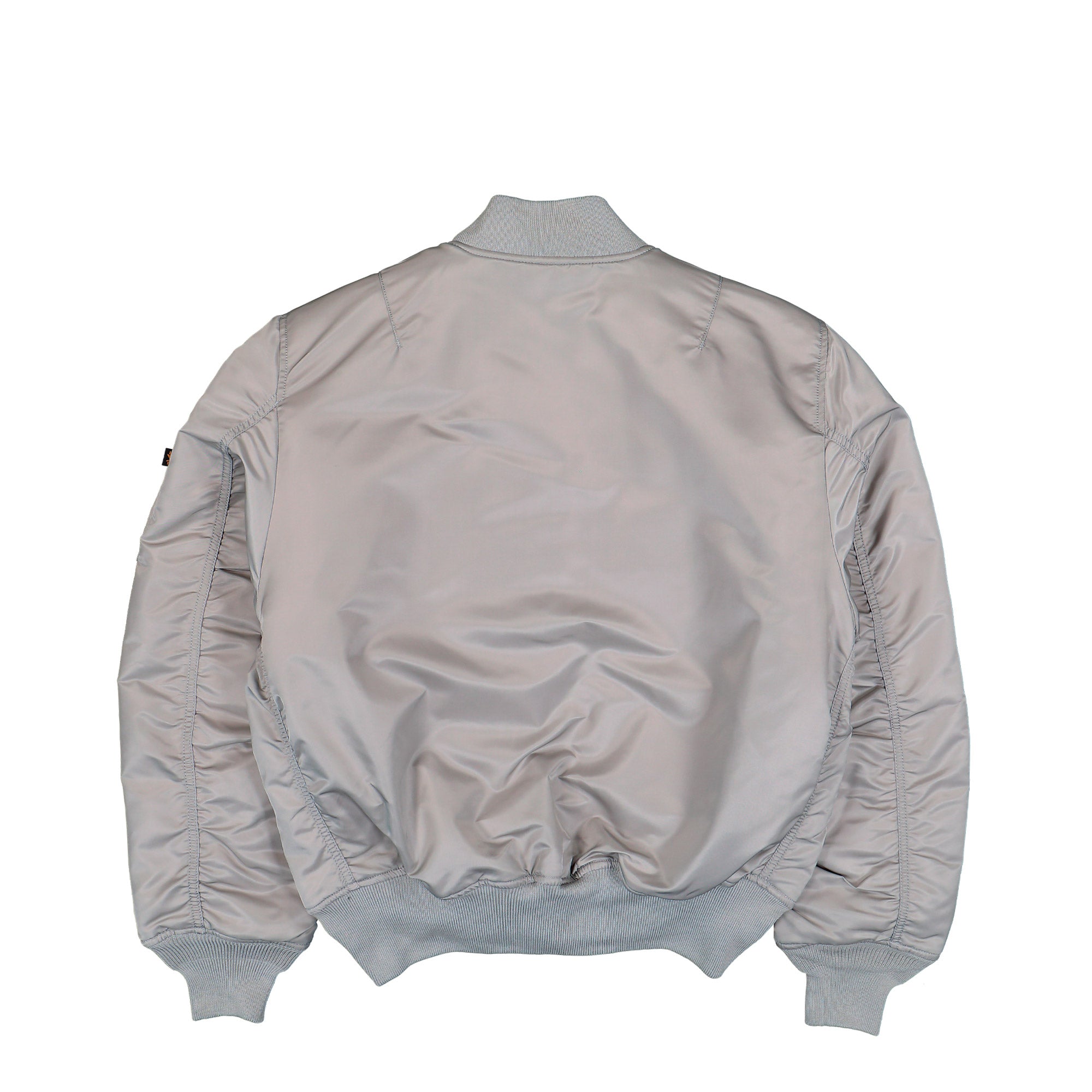Alpha Industries MA-1 Heritage Bomber Jacket Silver Bomber Jacket 100101-31 Close-up | Overkill
