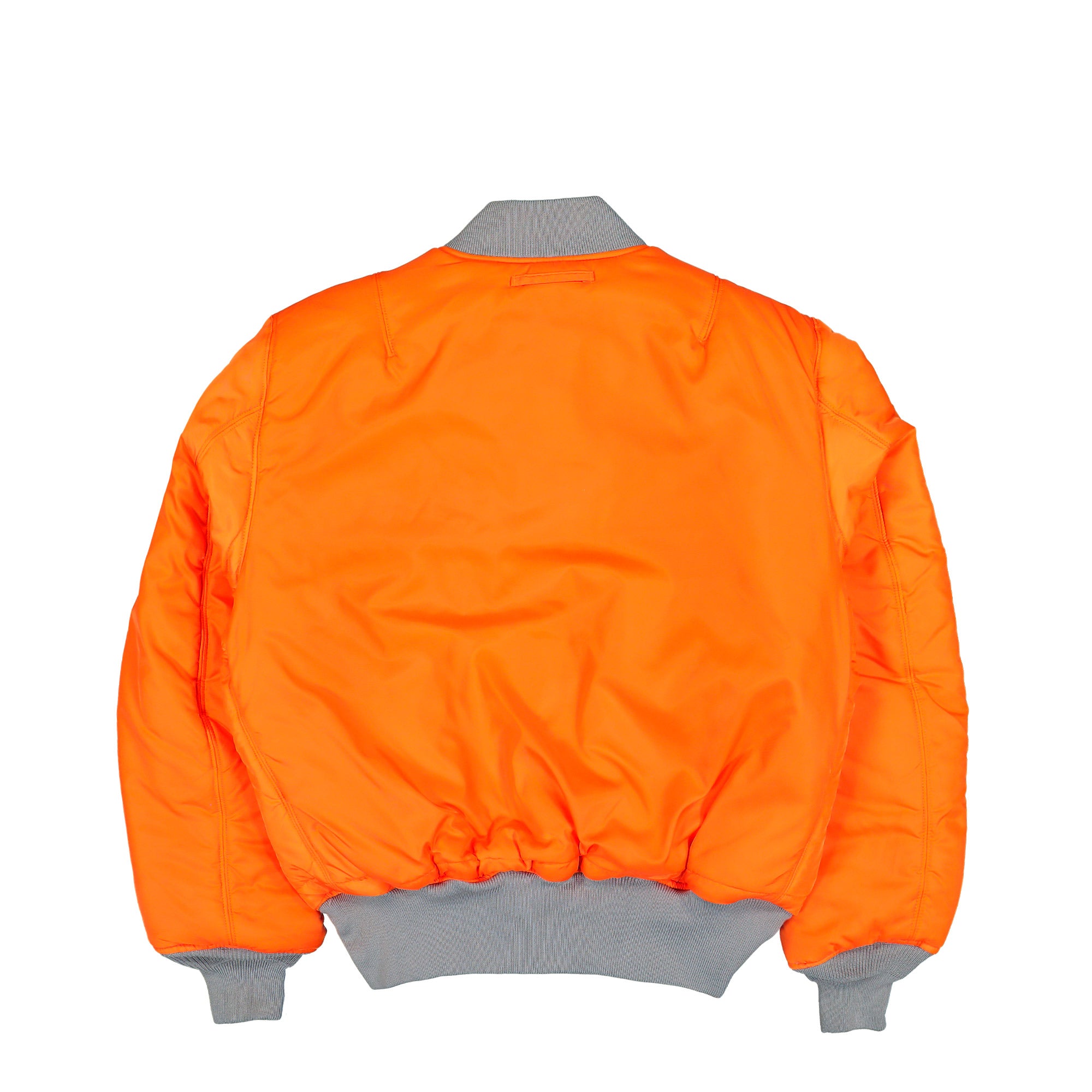 Alpha Industries MA-1 Heritage Bomber Jacket Silver Bomber Jacket 100101-31 Detail View 4 | Overkill
