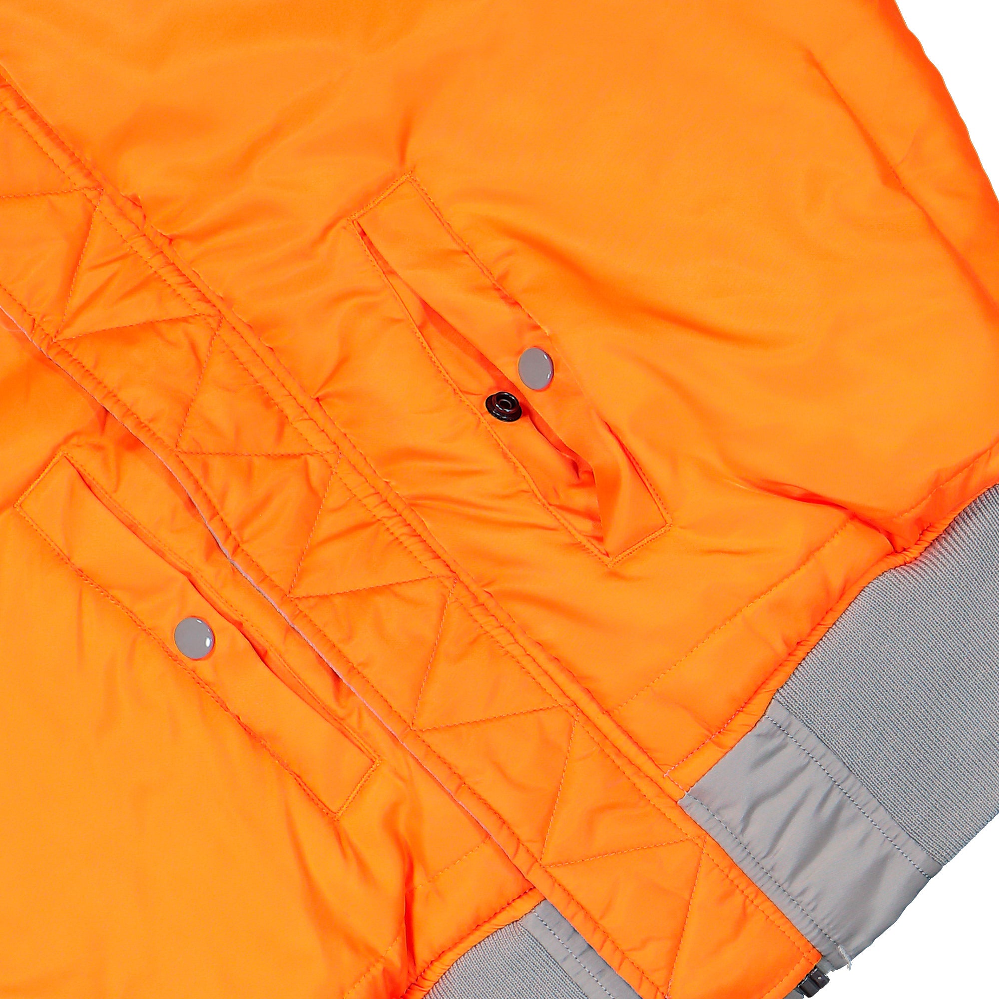 Alpha Industries MA-1 Heritage Bomber Jacket Silver Bomber Jacket 100101-31 Detail View 6 | Overkill
