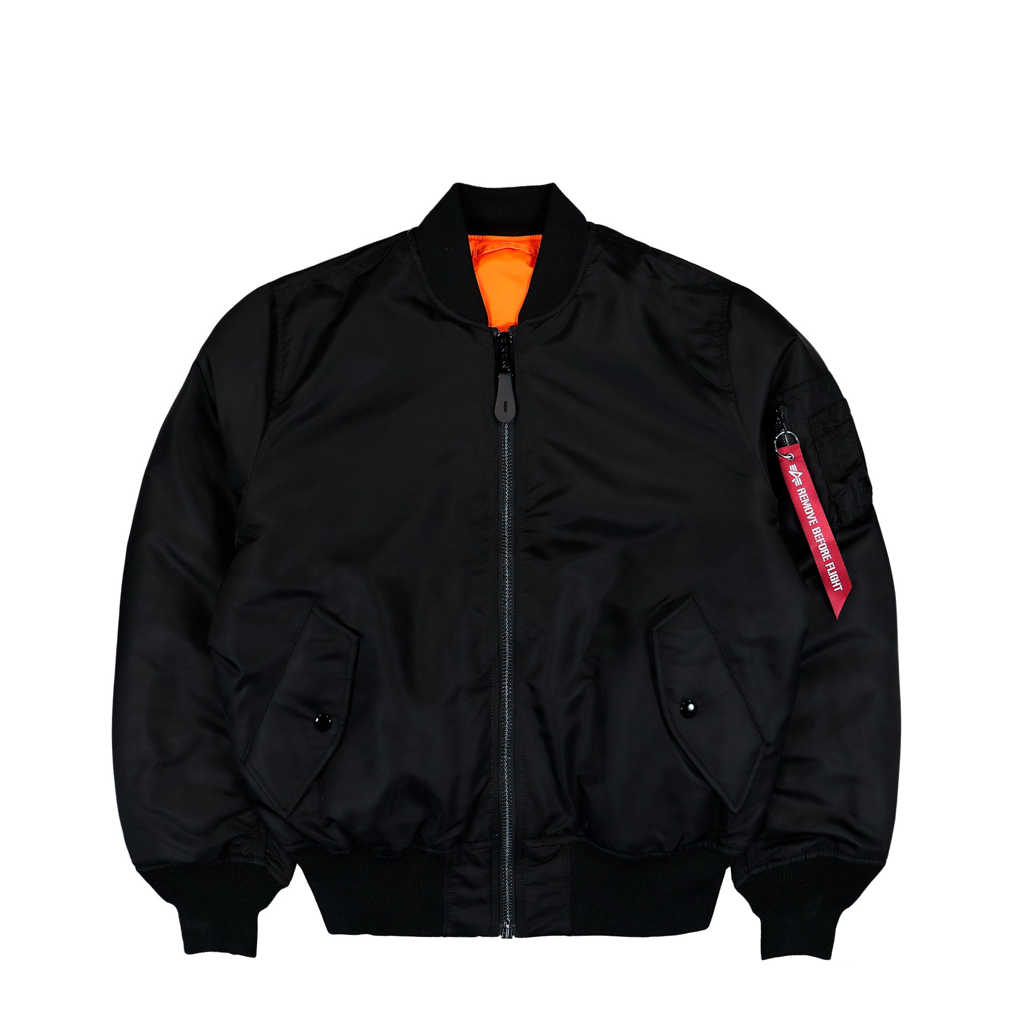 Alpha Industries MA-1 Heritage Bomber Jacket Black / Black Bomber Jacket 100101-515 | Overkill
