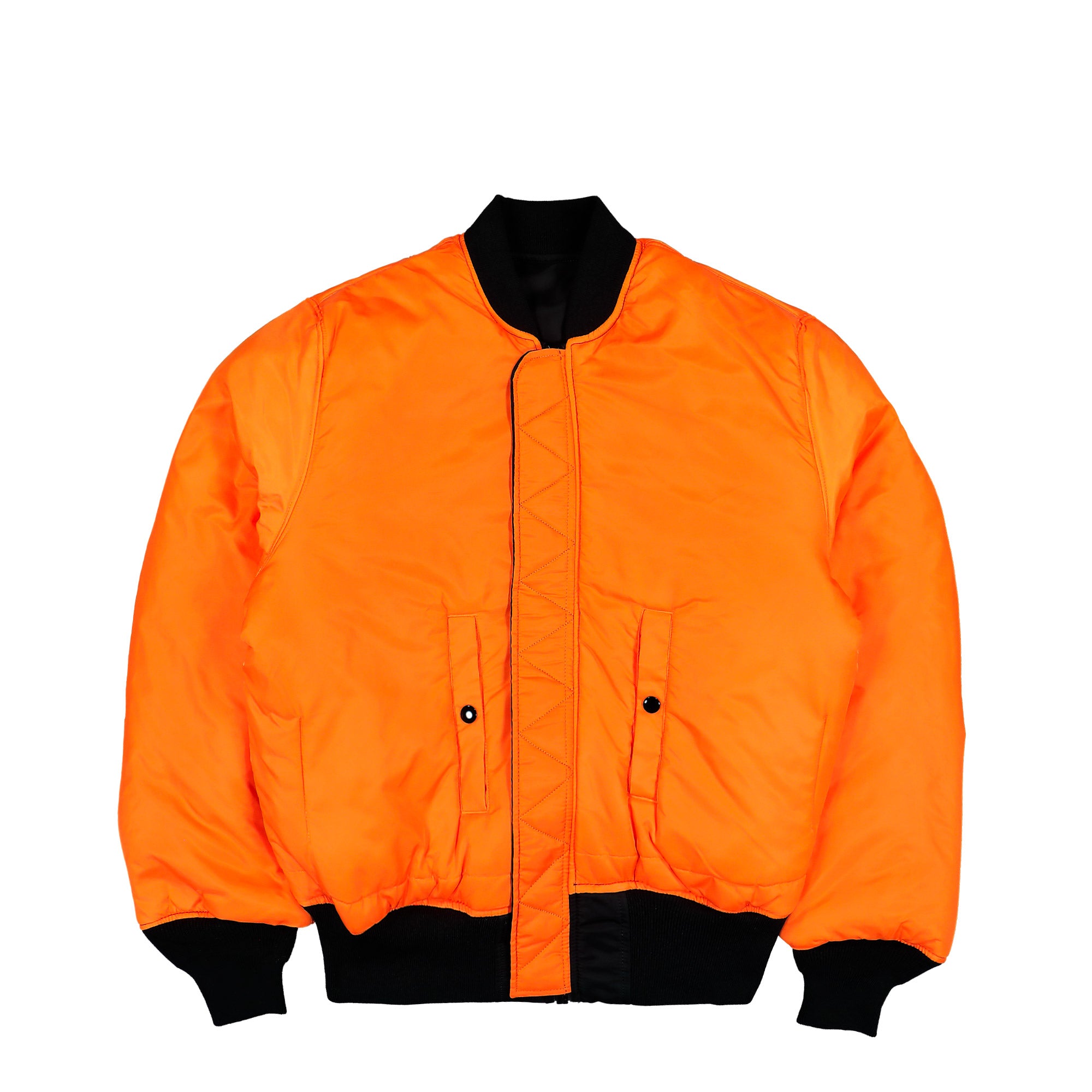 Alpha Industries MA-1 Heritage Bomber Jacket Black / Black Bomber Jacket 100101-515 Detail View 3 | Overkill

