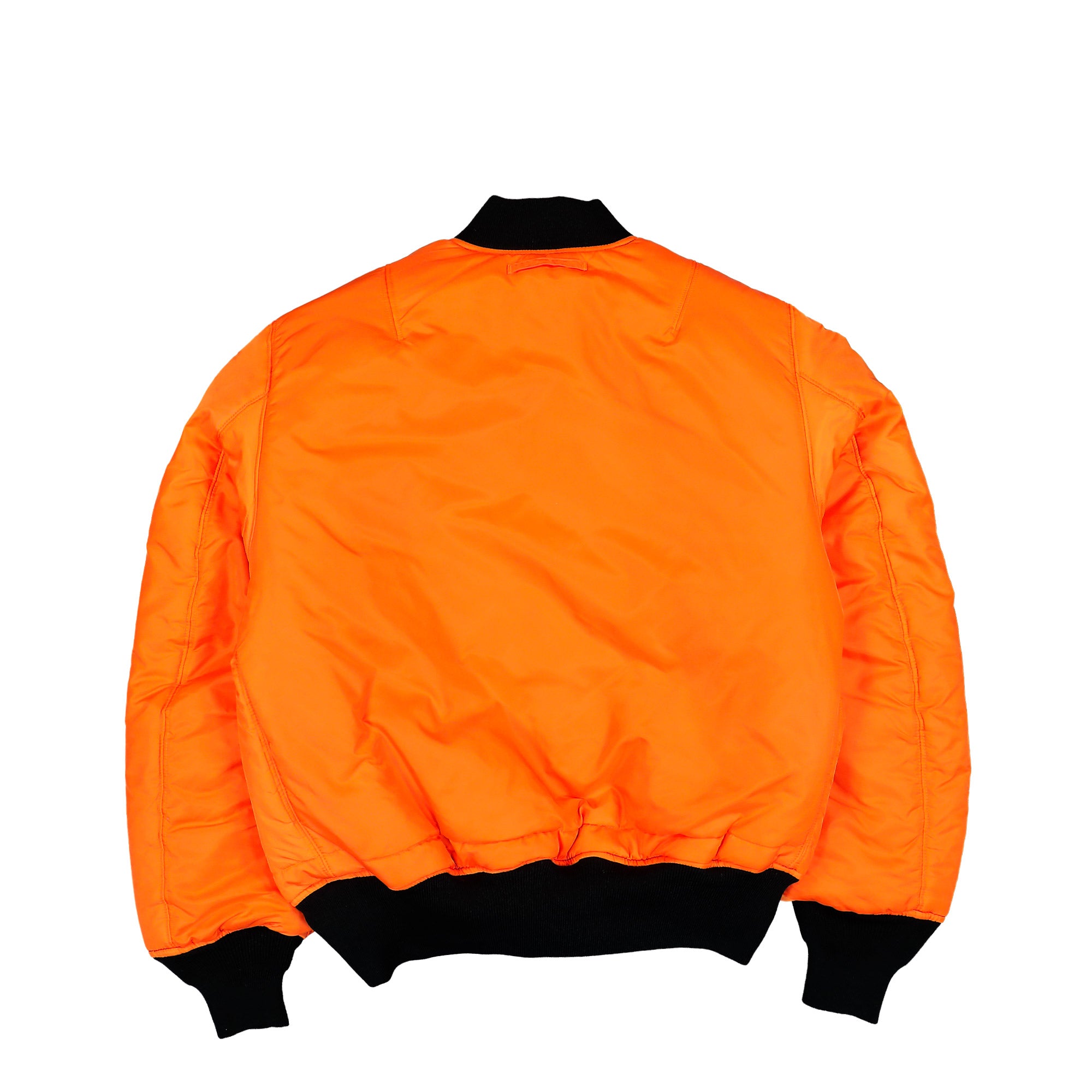 Alpha Industries MA-1 Heritage Bomber Jacket Black / Black Bomber Jacket 100101-515 Detail View 4 | Overkill
