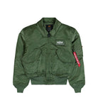 Alpha Industries CWU-45 Heritage Bomber Jacket Sage-Green Bomber & Varsity Jackets 100102-01 | Overkill
