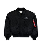 Alpha Industries CWU-45 Heritage Bomber Jacket Black   Jacket 100102-03 | Overkill
