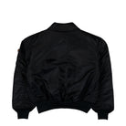 Alpha Industries CWU-45 Heritage Bomber Jacket Black   Jacket 100102-03 Close-up | Overkill
