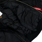 Alpha Industries CWU-45 Heritage Bomber Jacket Black   Jacket 100102-03 Detail View 3 | Overkill
