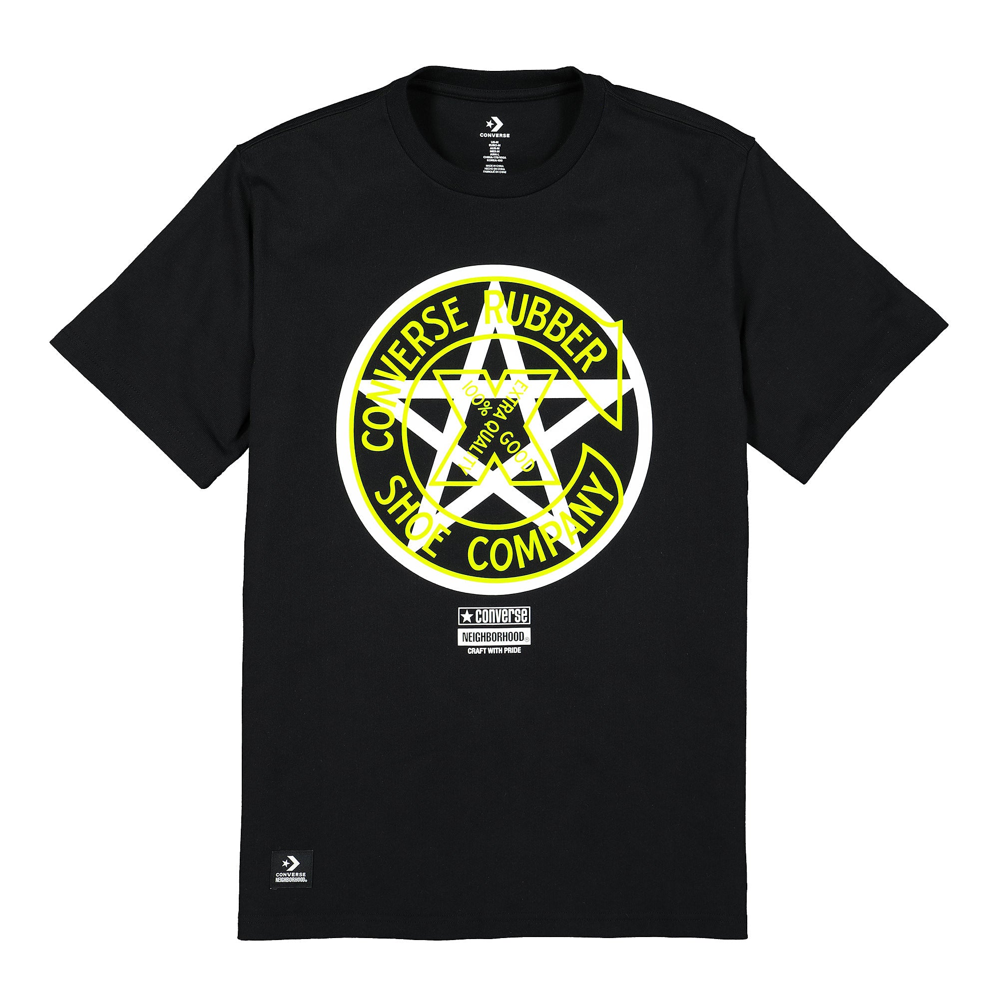 Converse Neighborhood x Converse Tee Black T-Shirts 10018145-A01 | Overkill