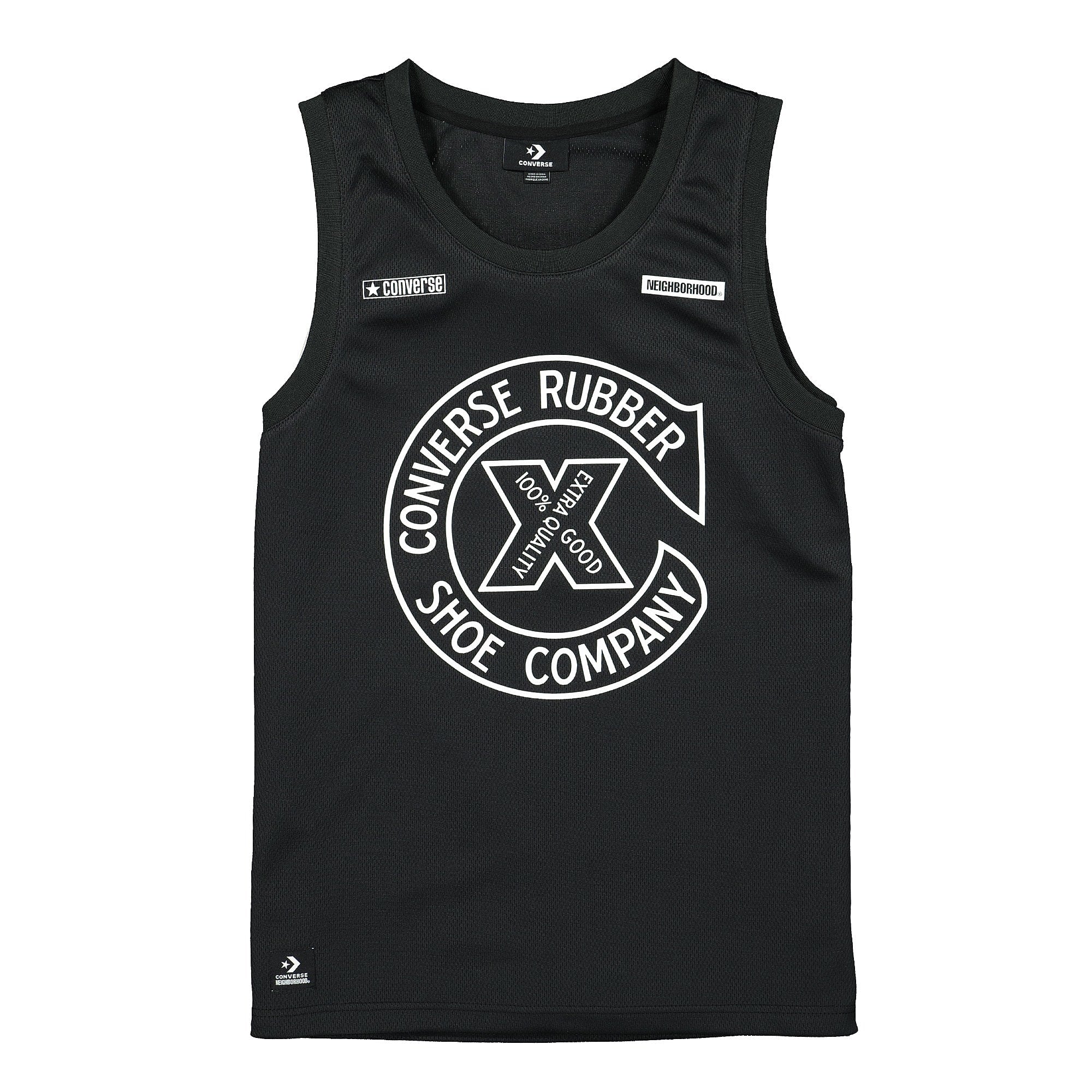 Converse Neighborhood x Converse Mesh Jersey Black T-Shirts 10018149-A01 | Overkill