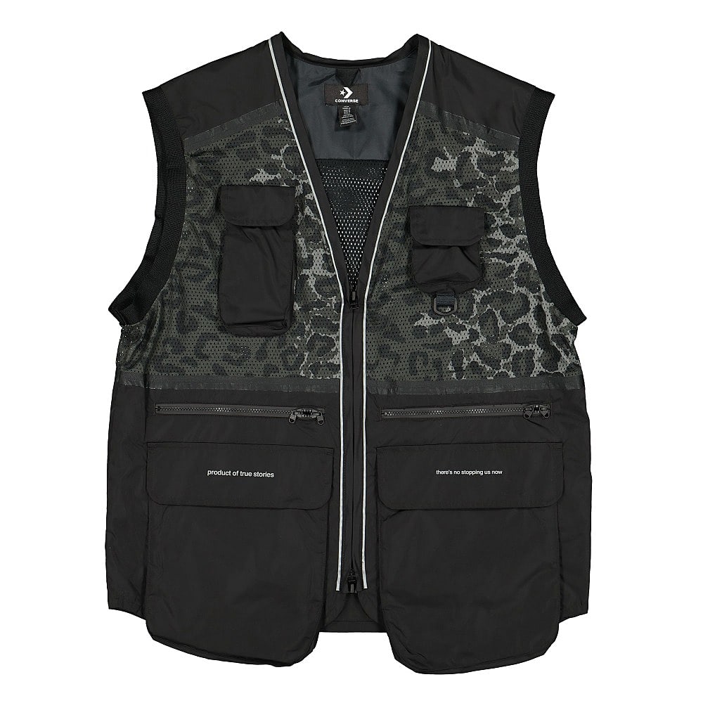 Converse Rokit x Converse Utility Vest Black Vests 10019280-A01 | Overkill