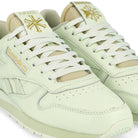 Reebok Classic Leather Opal Glow / Cool Sage / Storm Glow Low Top Sneakers  Detail View 3 | Overkill