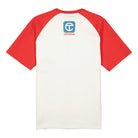 Converse Telfar x Converse Raglan Tee Johann White / Red T-Shirts Material | Overkill