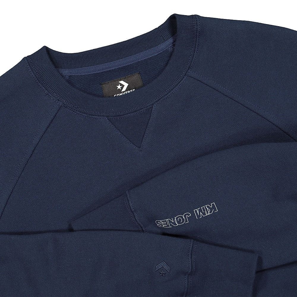Converse Kim Jones x Converse Crewneck Black Iris Sweatshirts Close-up | Overkill