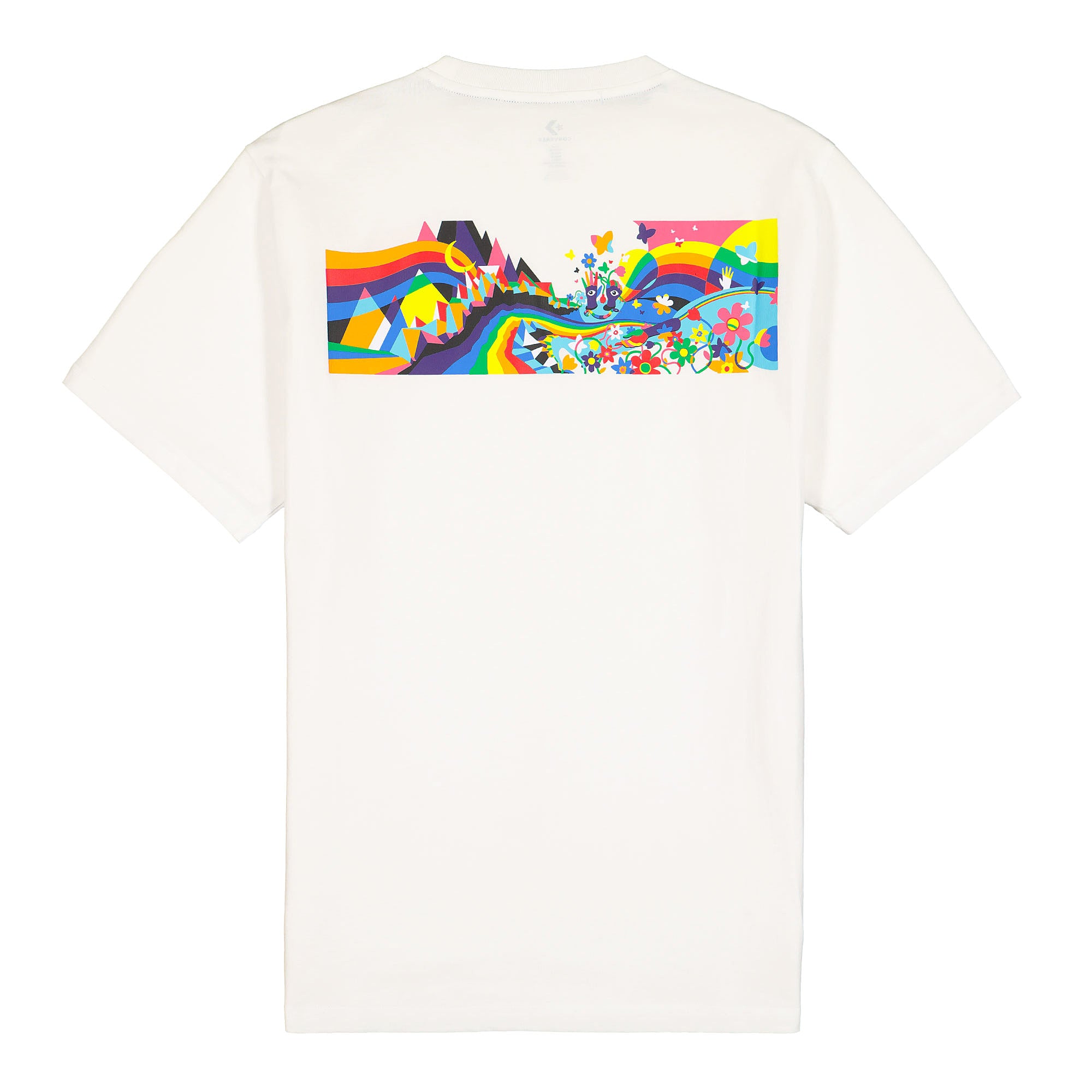 Converse Pride Tee White T-Shirts Material | Overkill