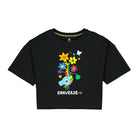 Converse Pride Oversized Cropped Tee Black T-Shirts 10022220-A01 | Overkill