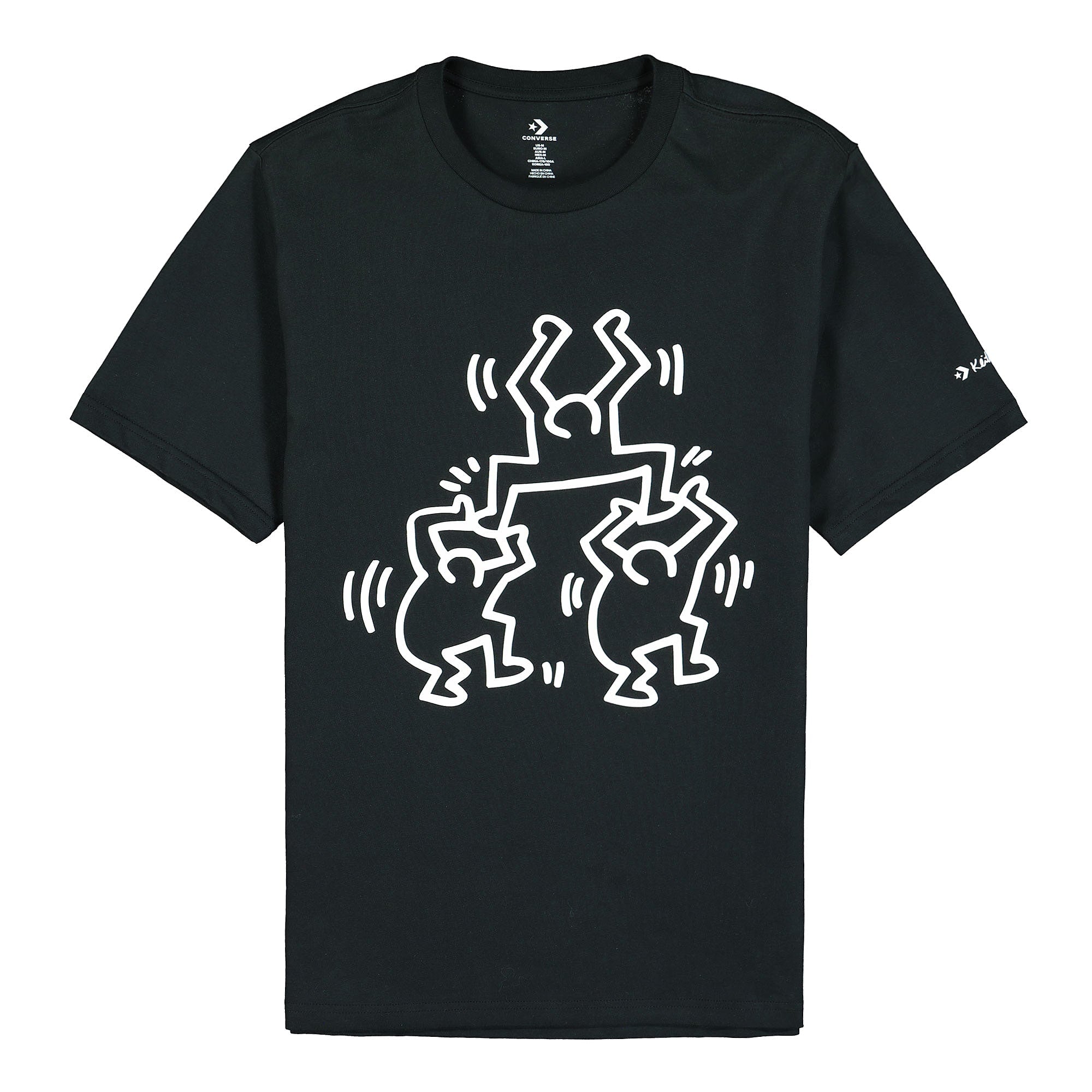 Converse Keith Haring x Converse Graphic Tee Black T-Shirts 10022254-A01 | Overkill