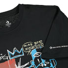 Converse Basquiat x Converse Elevated Graphic Tee Black T-Shirts Close-up | Overkill