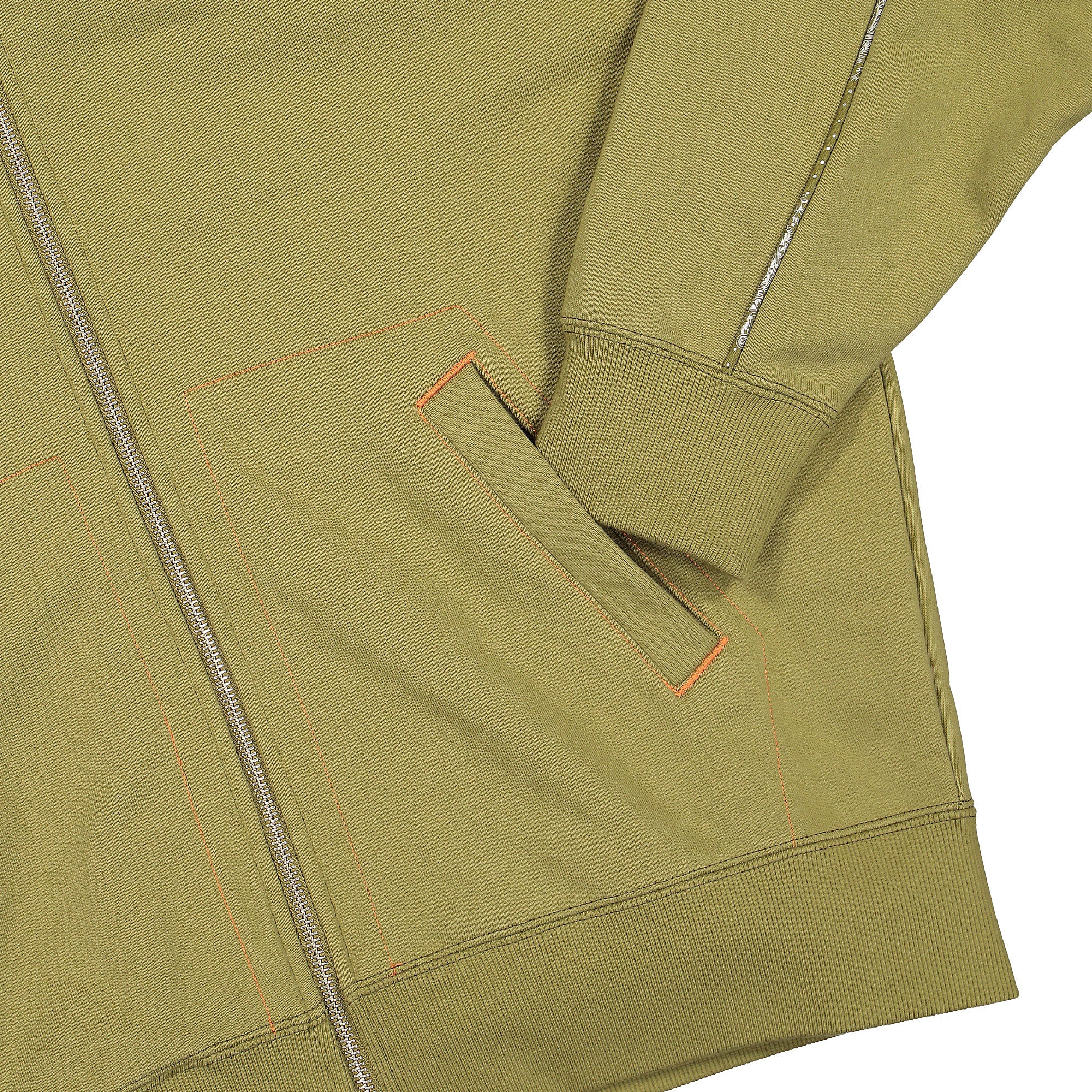 Converse paria /FARZANEH x Converse Full Zip Hoodie Olive / Green Hoodies Detailfoto | Overkill