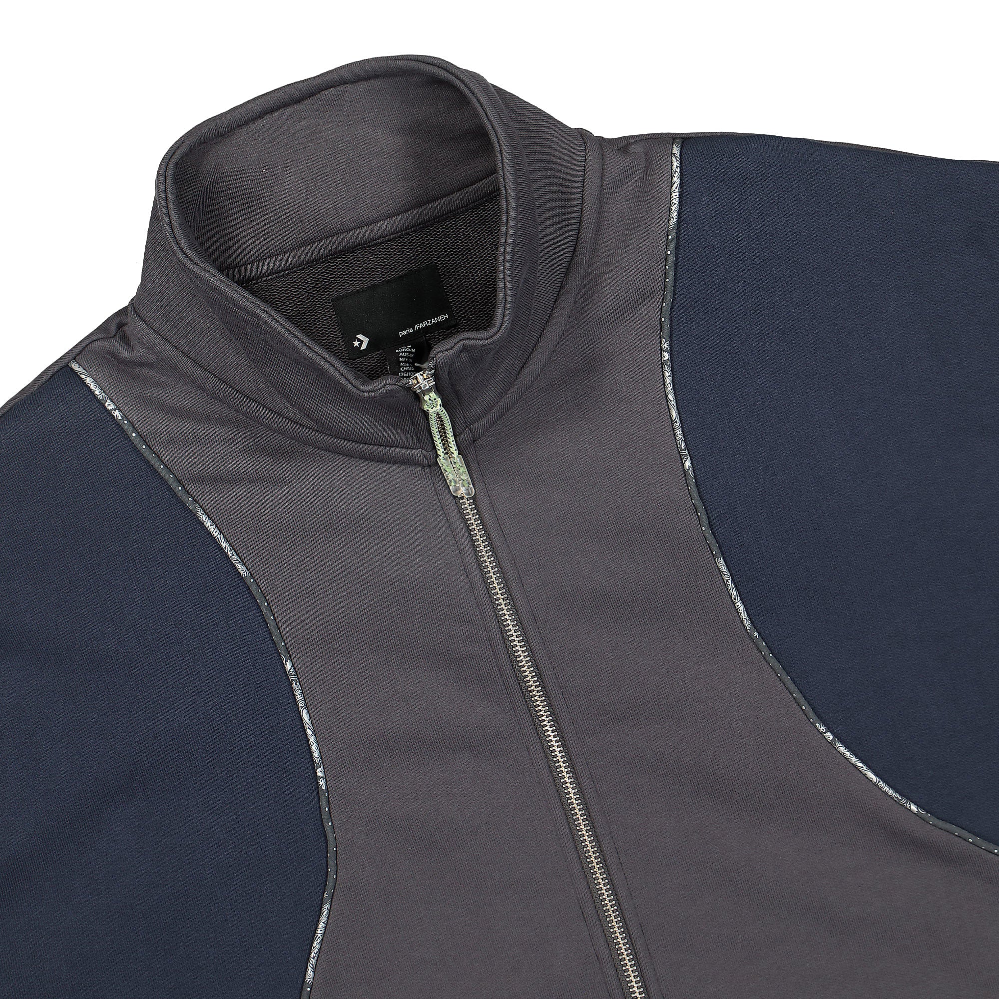 Converse paria /FARZANEH x Converse Full Zip Jacket Asphalt Jackets Close-up | Overkill