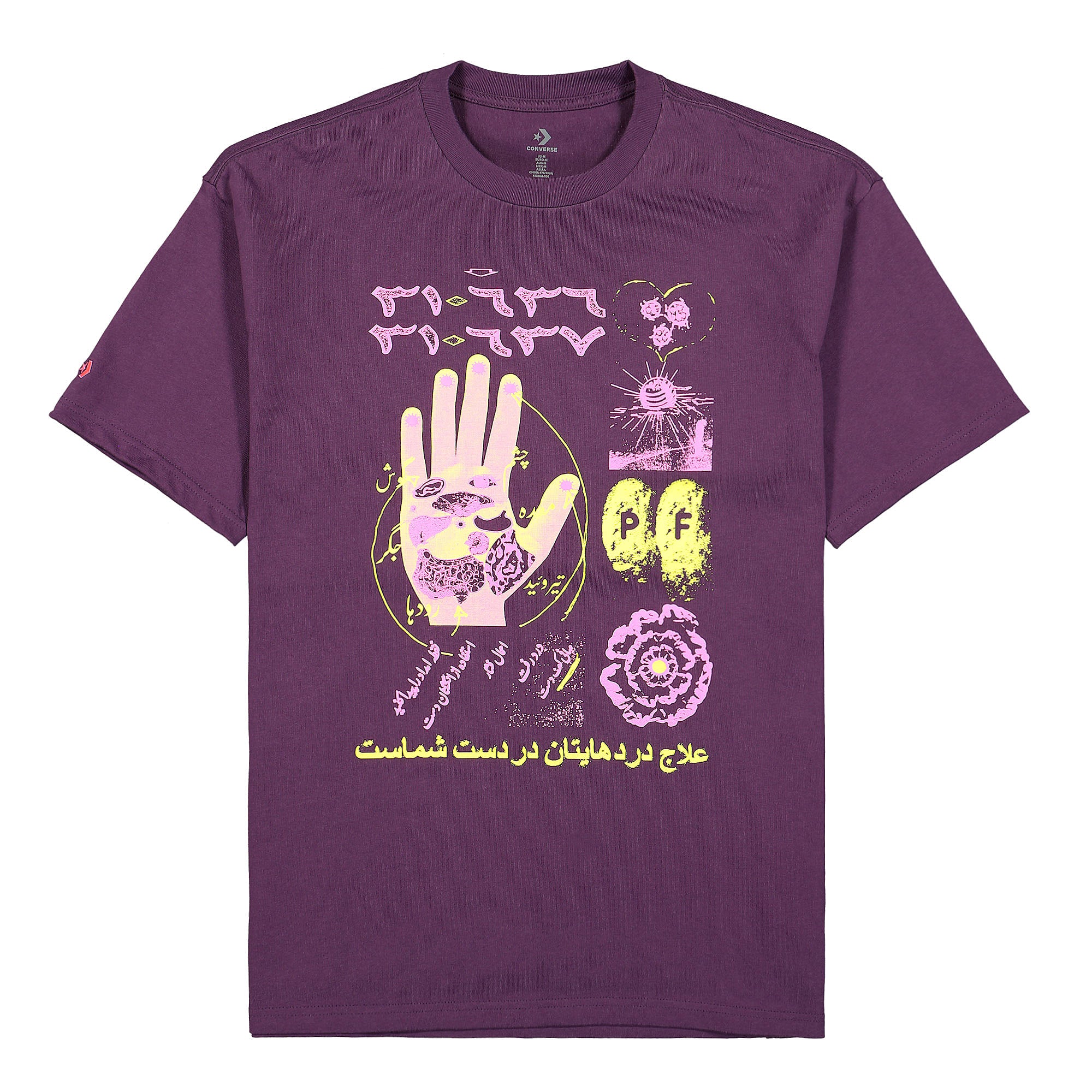 Converse paria /FARZANEH x Converse Fashion Tee Rage Purple T-Shirts 10022625-A01 | Overkill